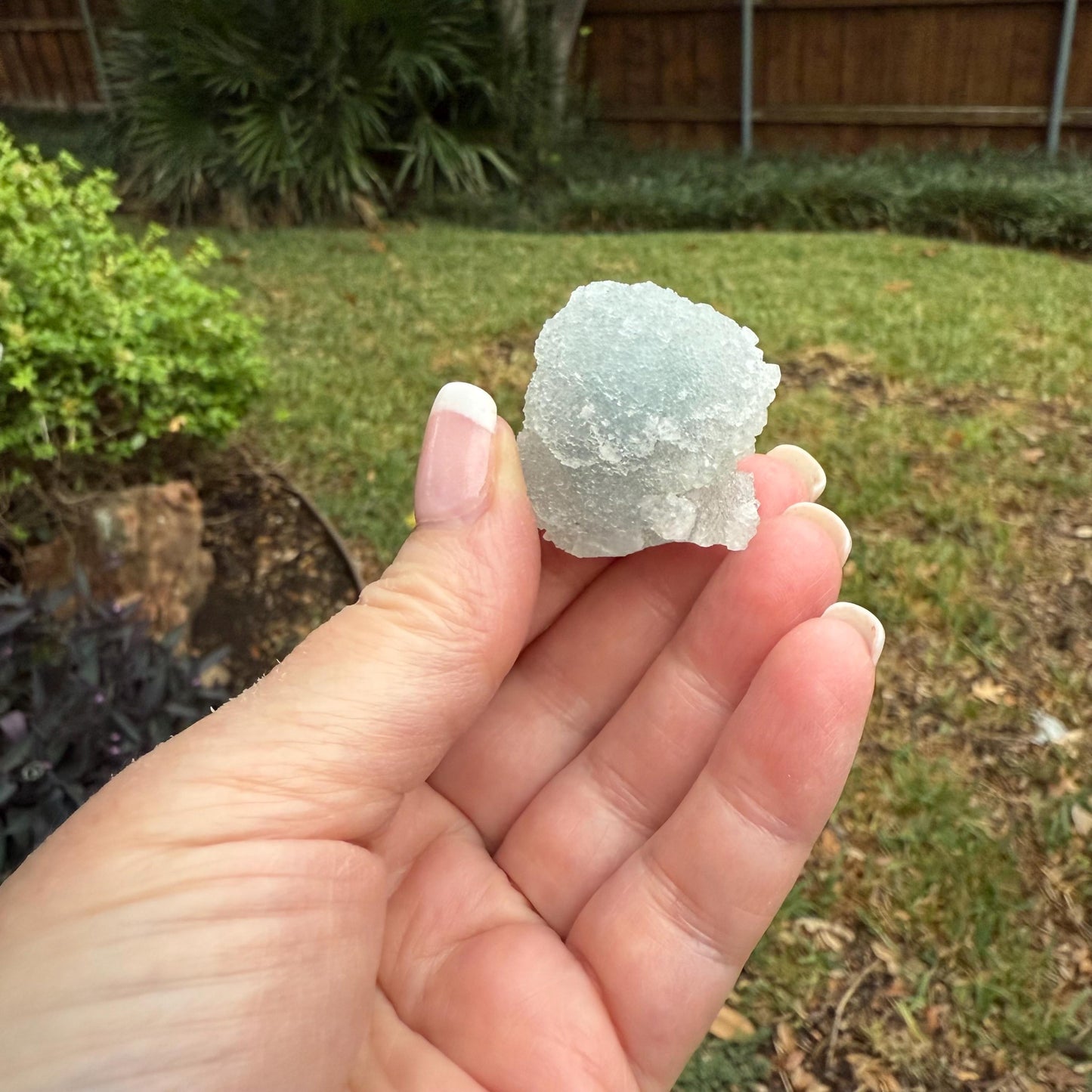 Crystalline Chalcedony Stalactite, Exquisite, New, crystal healing, high vibration crystals, 1.2”