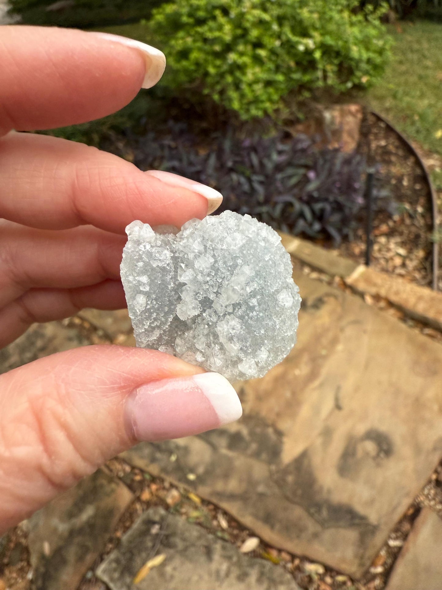 Crystalline Chalcedony Stalactite, Exquisite, New, crystal healing, high vibration crystals, 1.2”