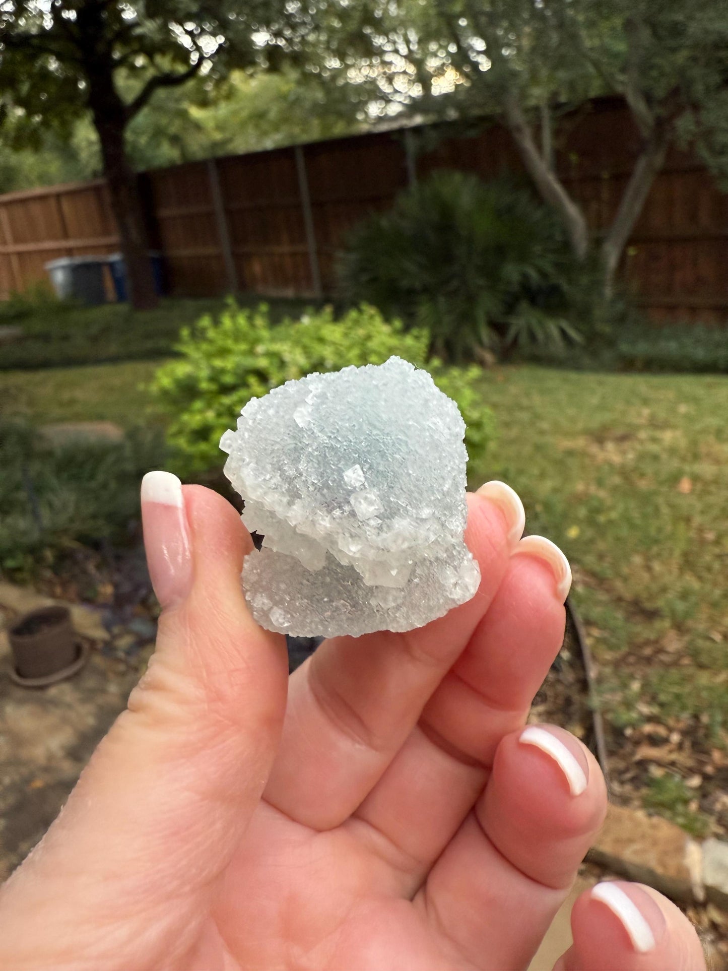 Crystalline Chalcedony Stalactite, Exquisite, New, crystal healing, high vibration crystals, 1.2”