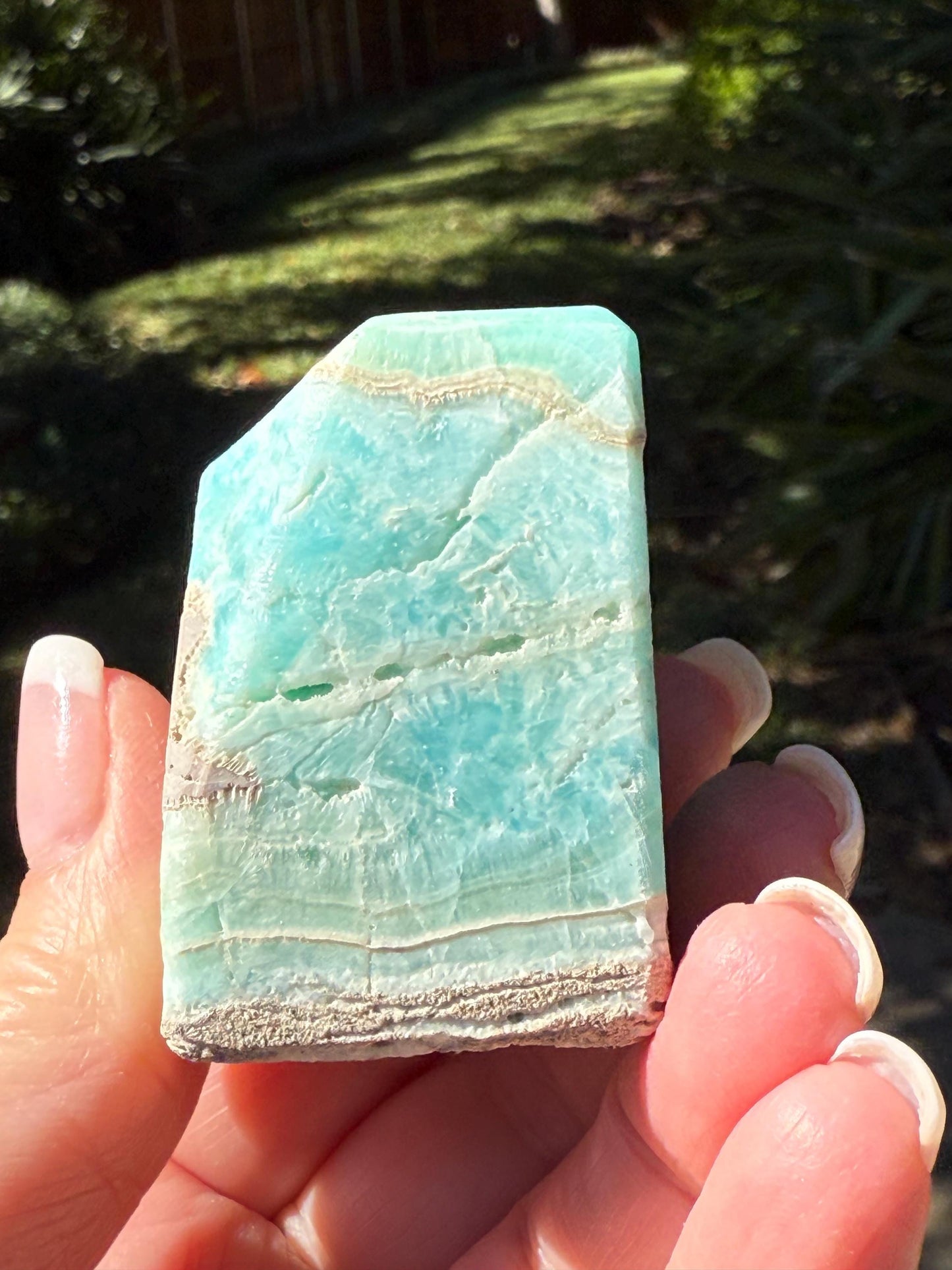 Blue Aragonite raw chunk 1.75”, New, Crystal Healing, Gift, Altar, High Vibration Crystals