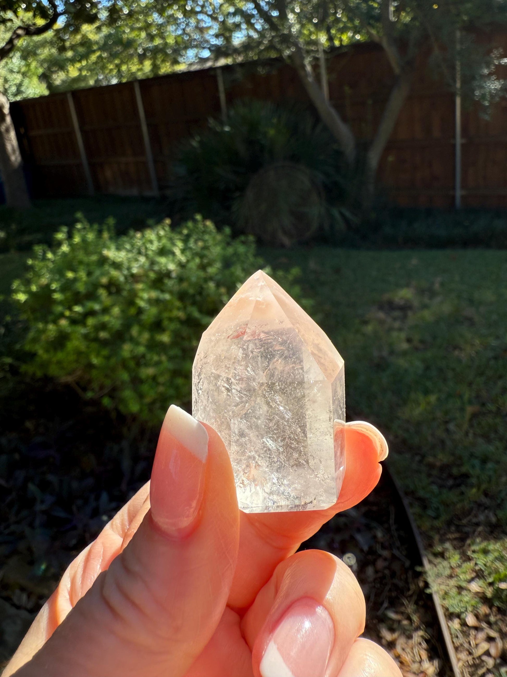 Rare Pink Lithium Lemurian, new, high quality, 1.5”, crystal healing, gift