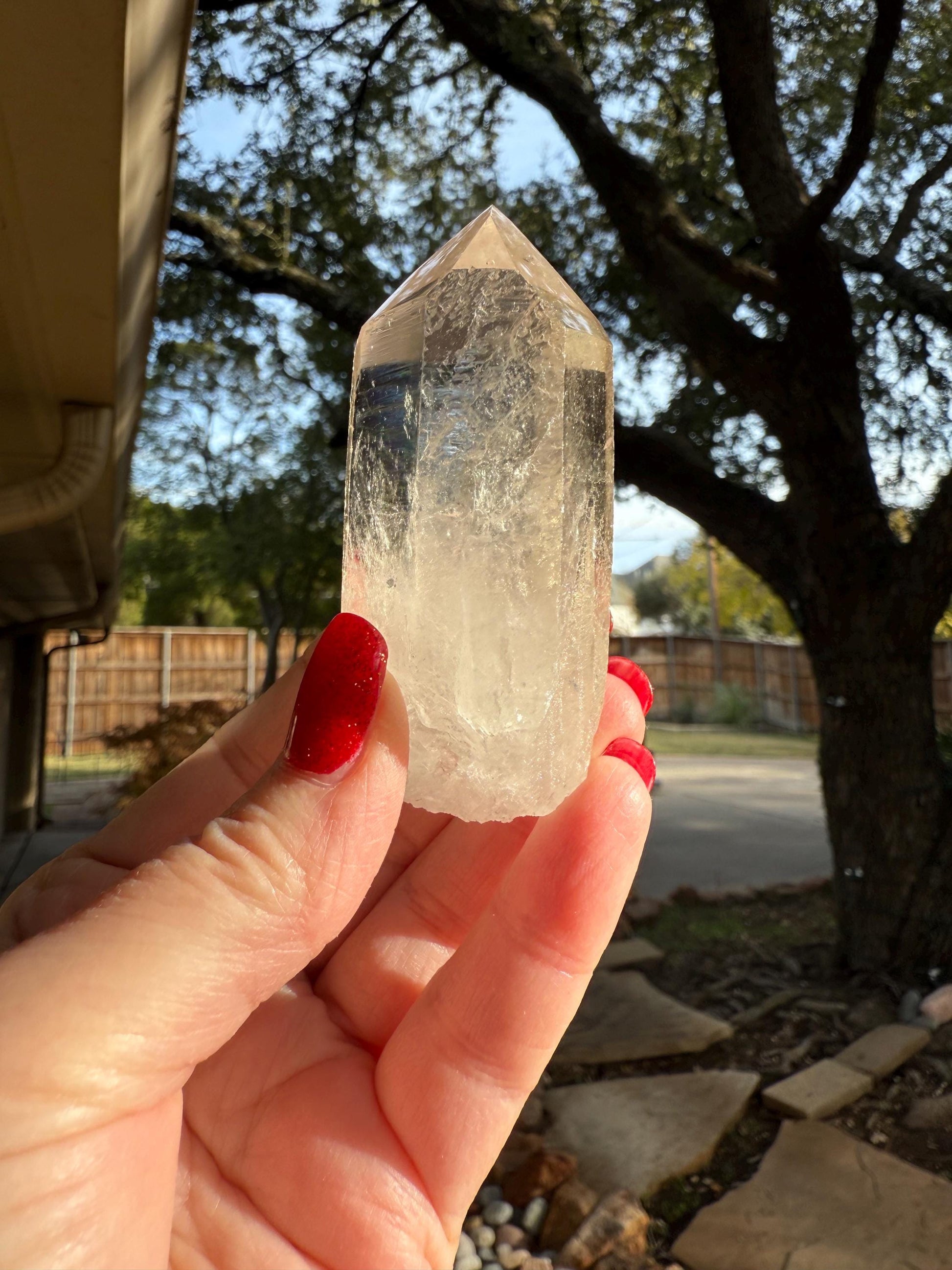 Banff-Blessed Starbrary Rainbow Lemurian Wand, Rare, New, gift, 3”, crystal healing, high vibration crystals