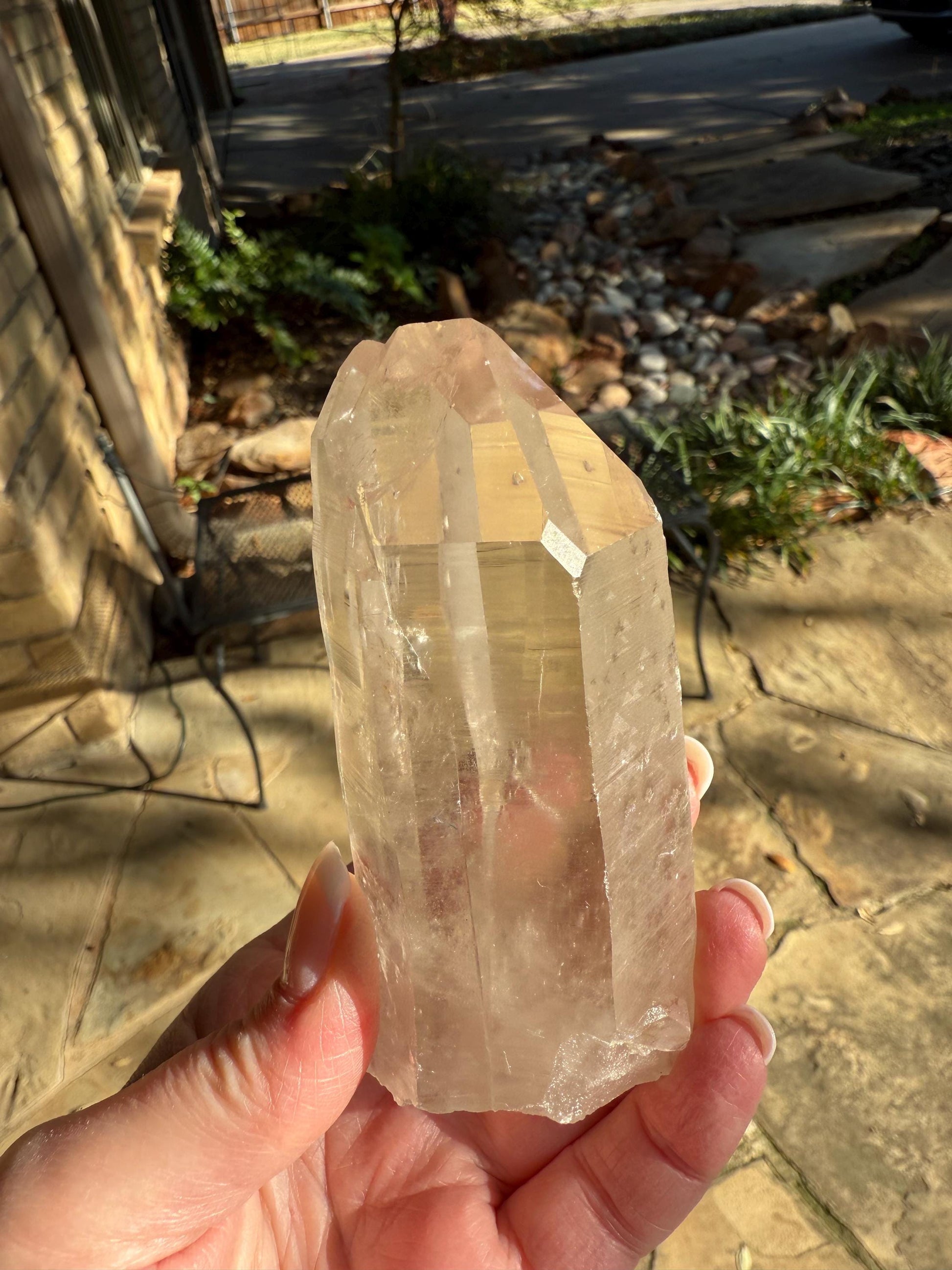 Rare Record Keeper Gold Twin Lemurian, new, high quality, 4”, crystal healing, gift