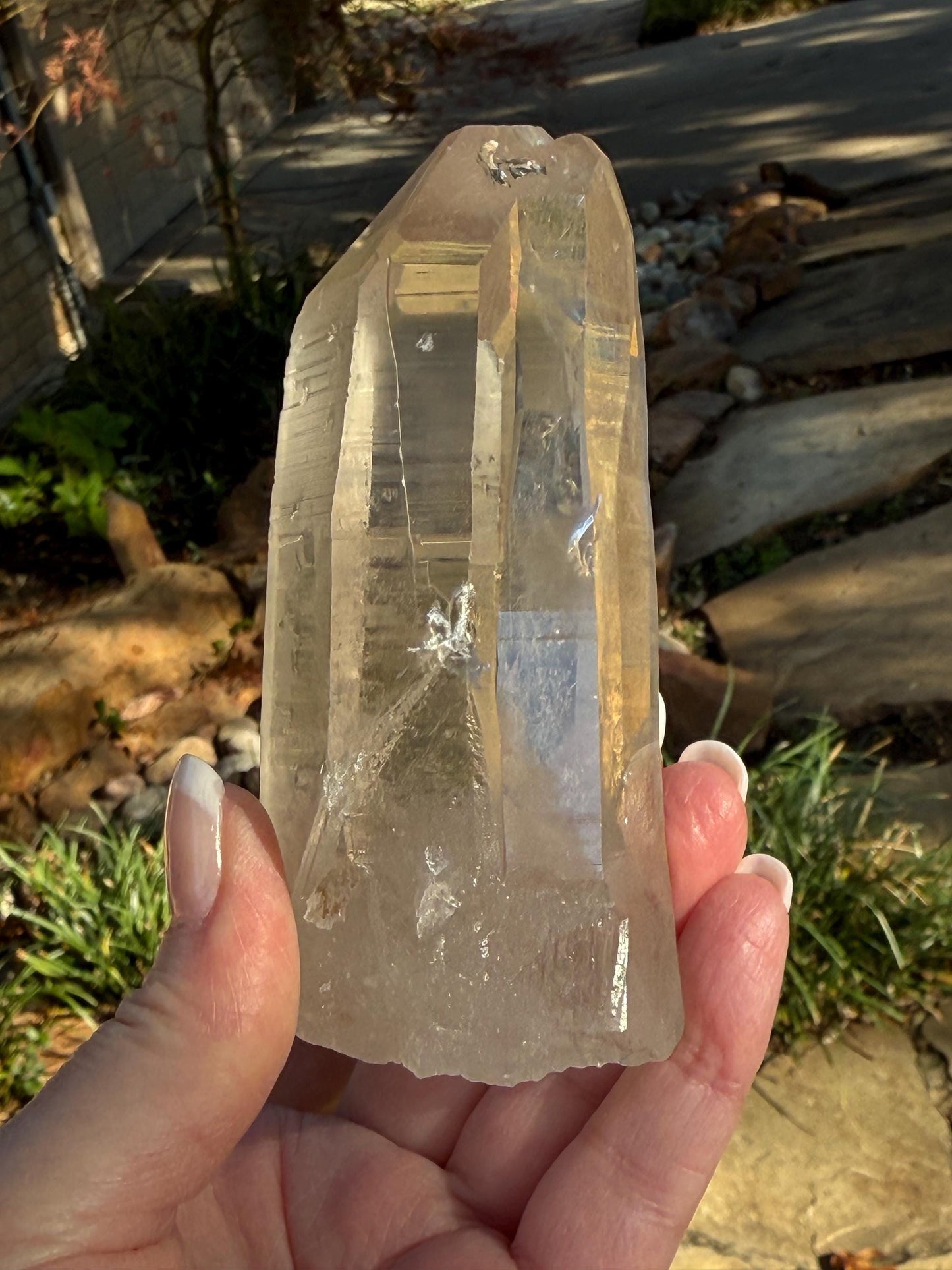 Rare Record Keeper Gold Twin Lemurian, new, high quality, 4”, crystal healing, gift