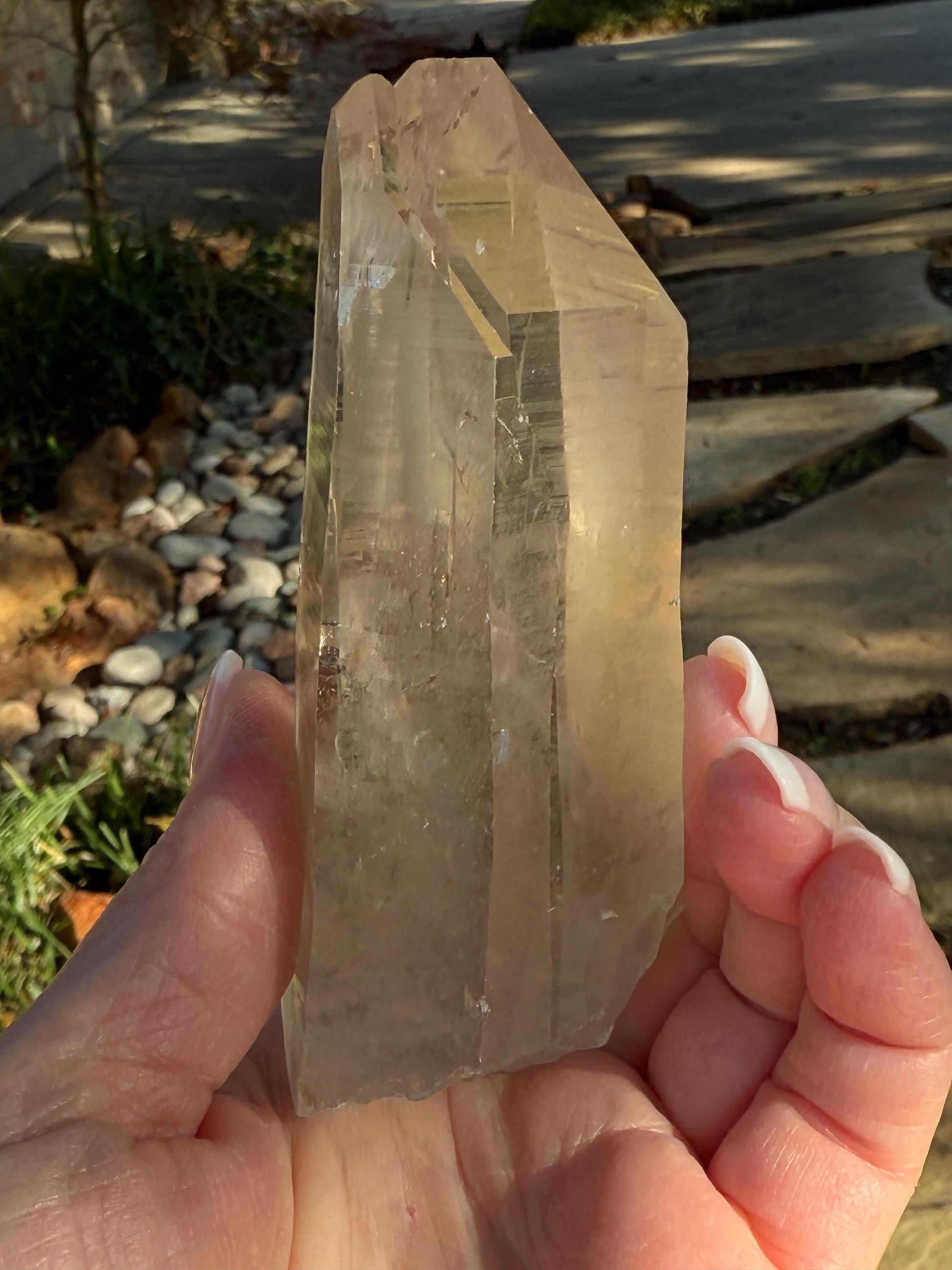 Rare Record Keeper Gold Twin Lemurian, new, high quality, 4”, crystal healing, gift