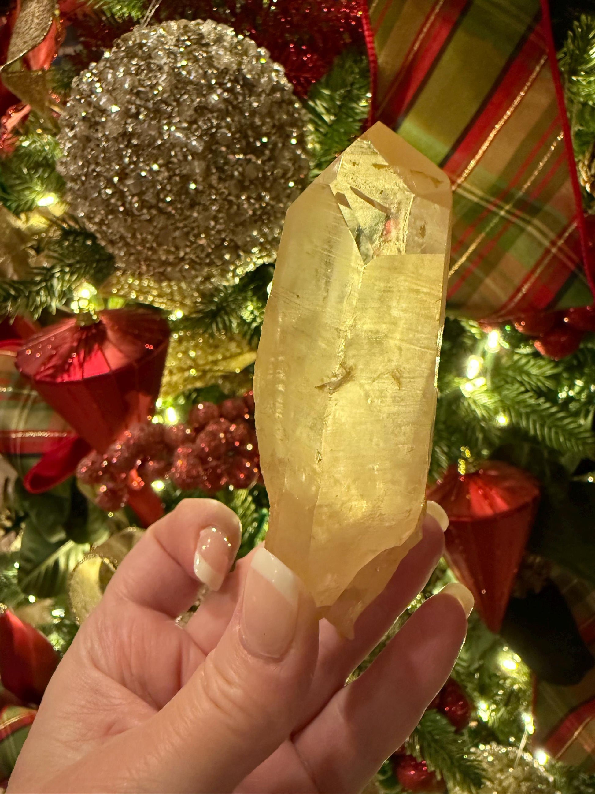 Rare Record Keeper Gold Lemurian, new, high quality, 4”, crystal healing, gift