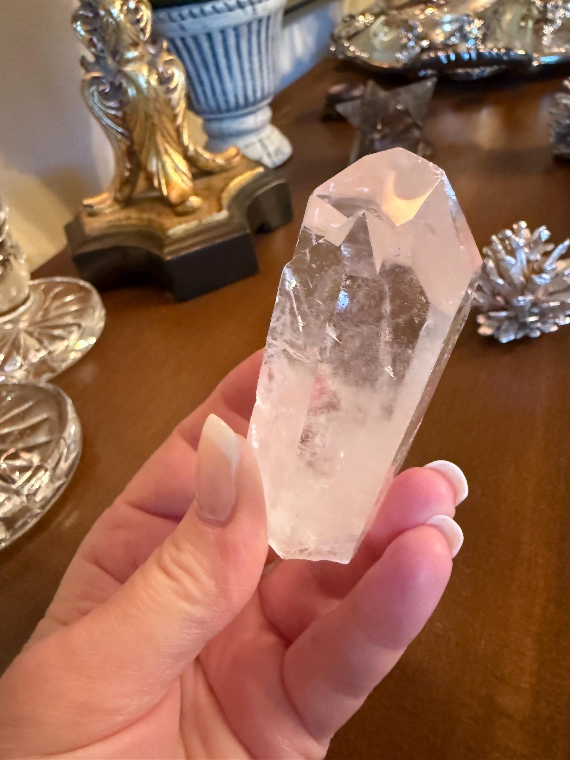 Banff-Blessed Starbrary Twin Lemurian Wand, Rare, New, gift, 3”, crystal healing, high vibration crystals