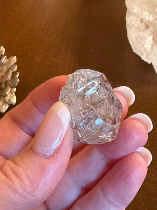 Herkimer Diamond DT Point, Stunning and Rare, high frequency crystals and crystal healing, 1.5”