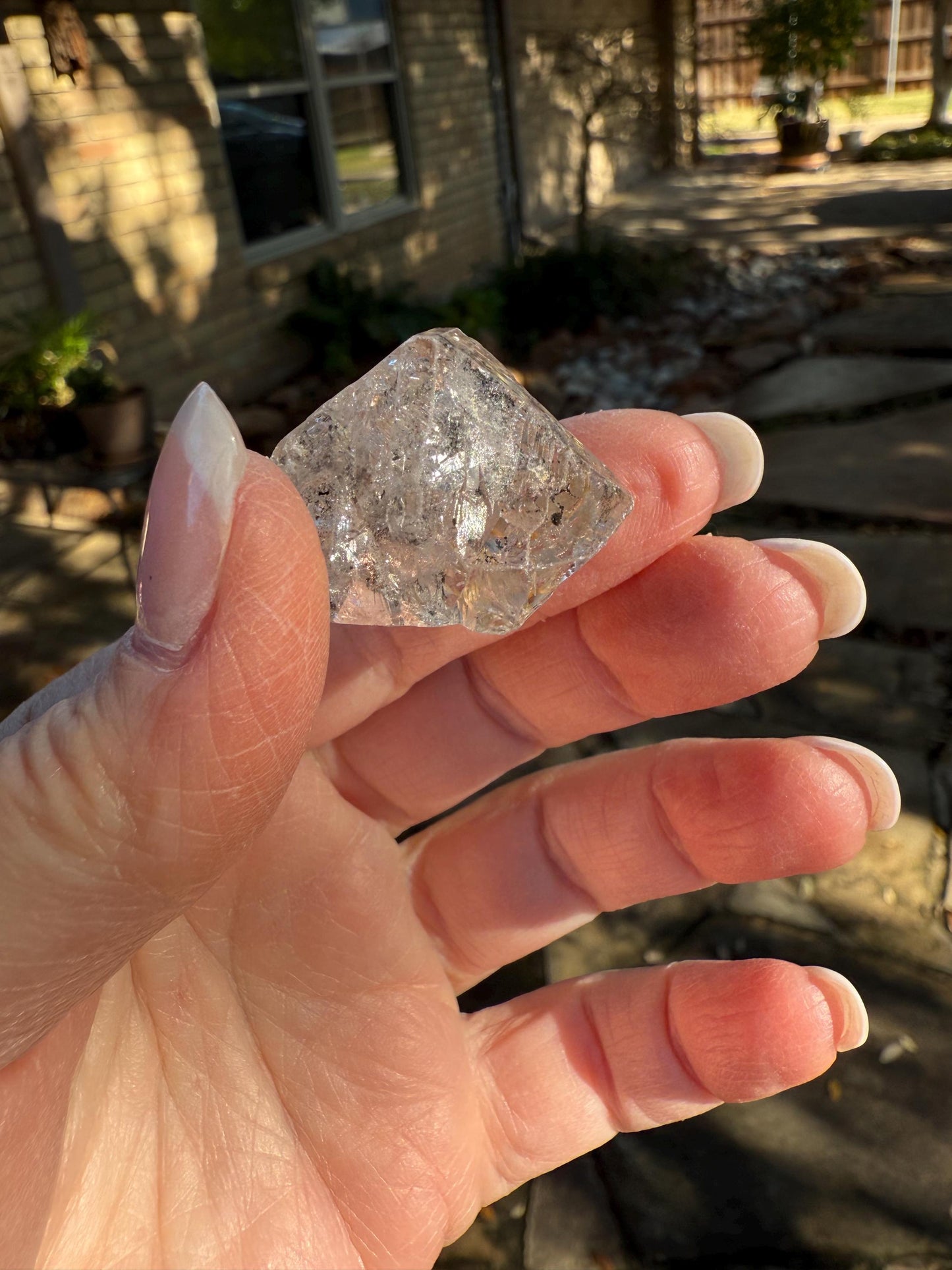 Herkimer Diamond DT Point, Stunning and Rare, high frequency crystals and crystal healing, 1.5”