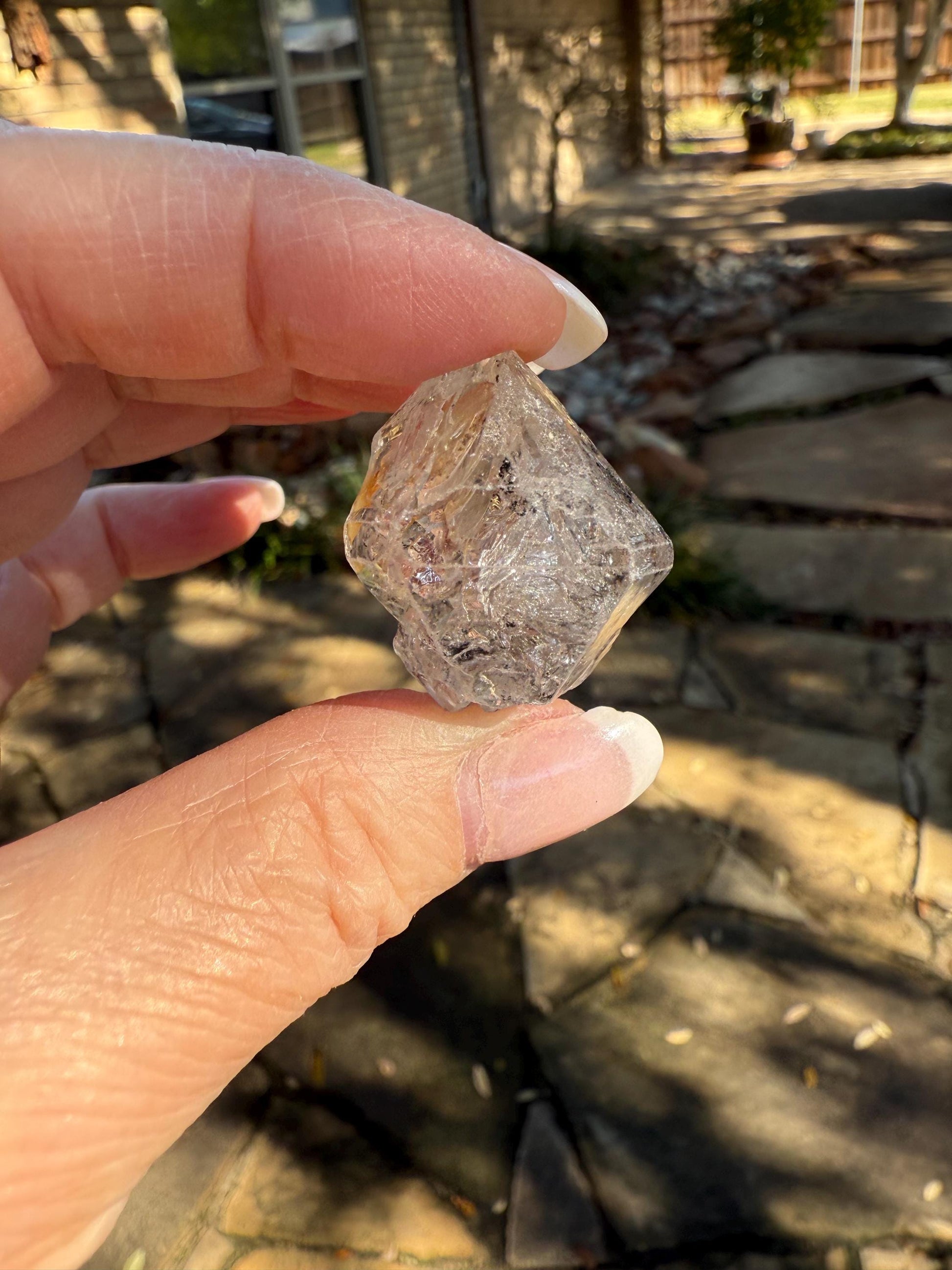 Herkimer Diamond DT Point, Stunning and Rare, high frequency crystals and crystal healing, 1.5”