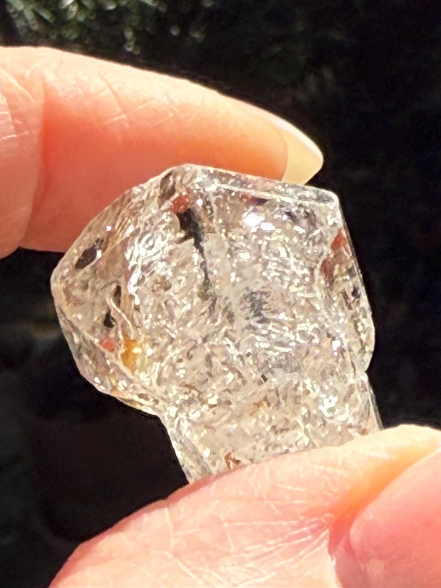 Herkimer Diamond DT Point, Stunning and Rare, high frequency crystals and crystal healing, 1.5”