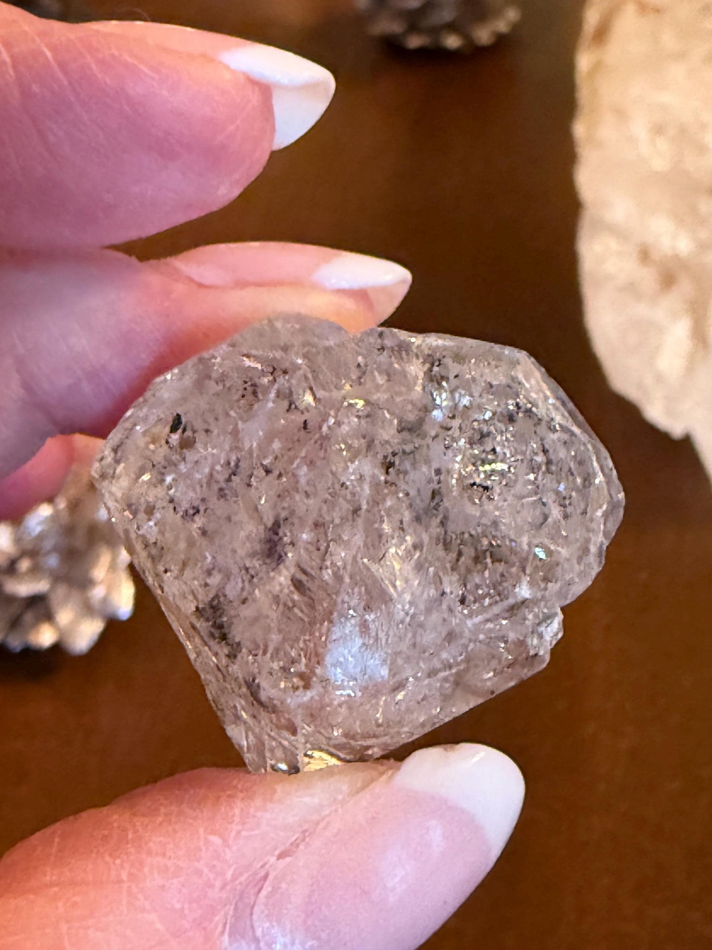 Herkimer Diamond DT Point, Stunning and Rare, high frequency crystals and crystal healing, 1.5”