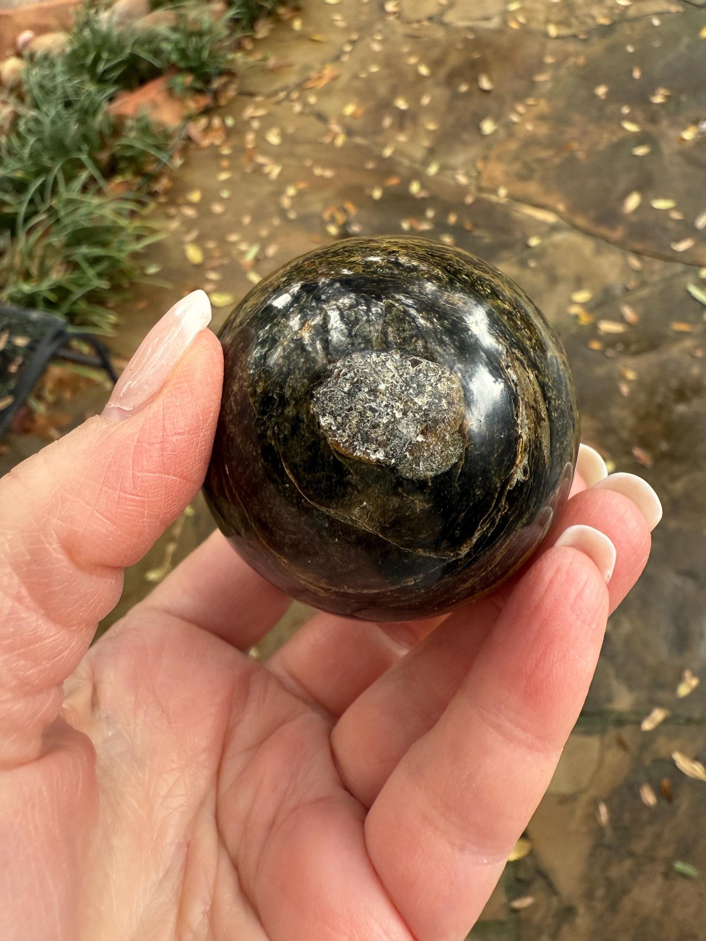 Blue Pietersite Sphere, New, altar, gift, crystal healing, high vibration crystals, 6.25”