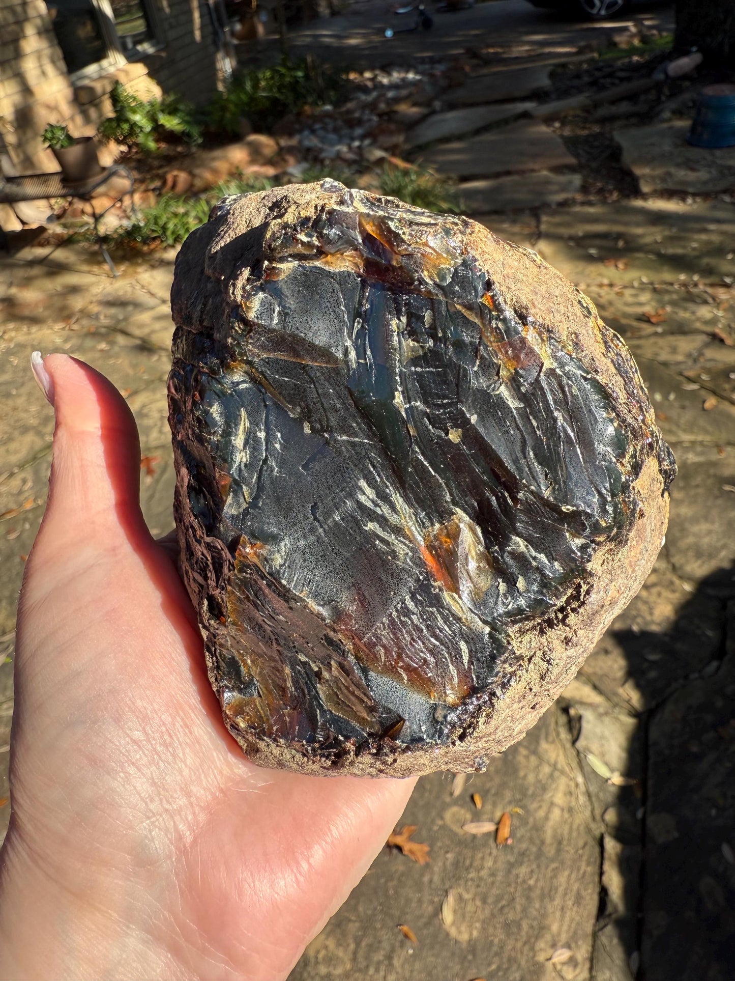 Jumbo stunning raw amber chunk, New, altar, gift, high vibration crystals, natural, crystal healing, 12.8 ounces, 5.5”