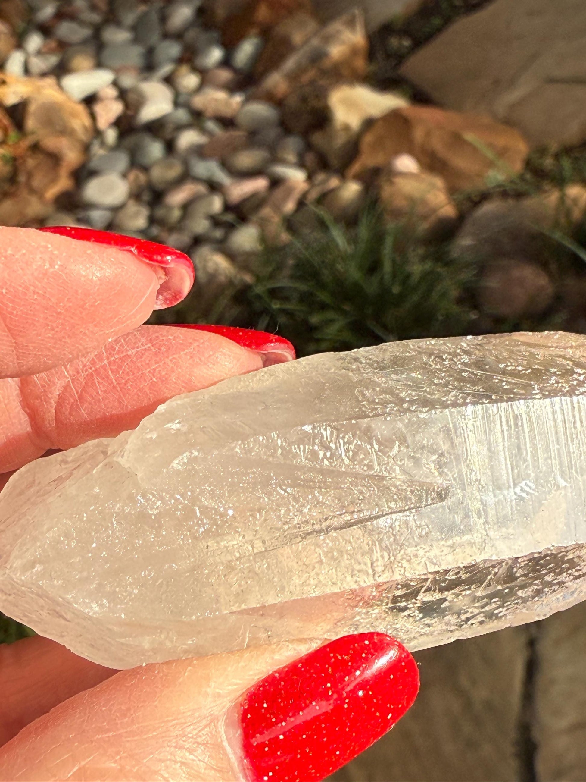 Banff-Blessed Starbrary Rainbow Lemurian Wand, Rare, New, gift, 3”, crystal healing, high vibration crystals