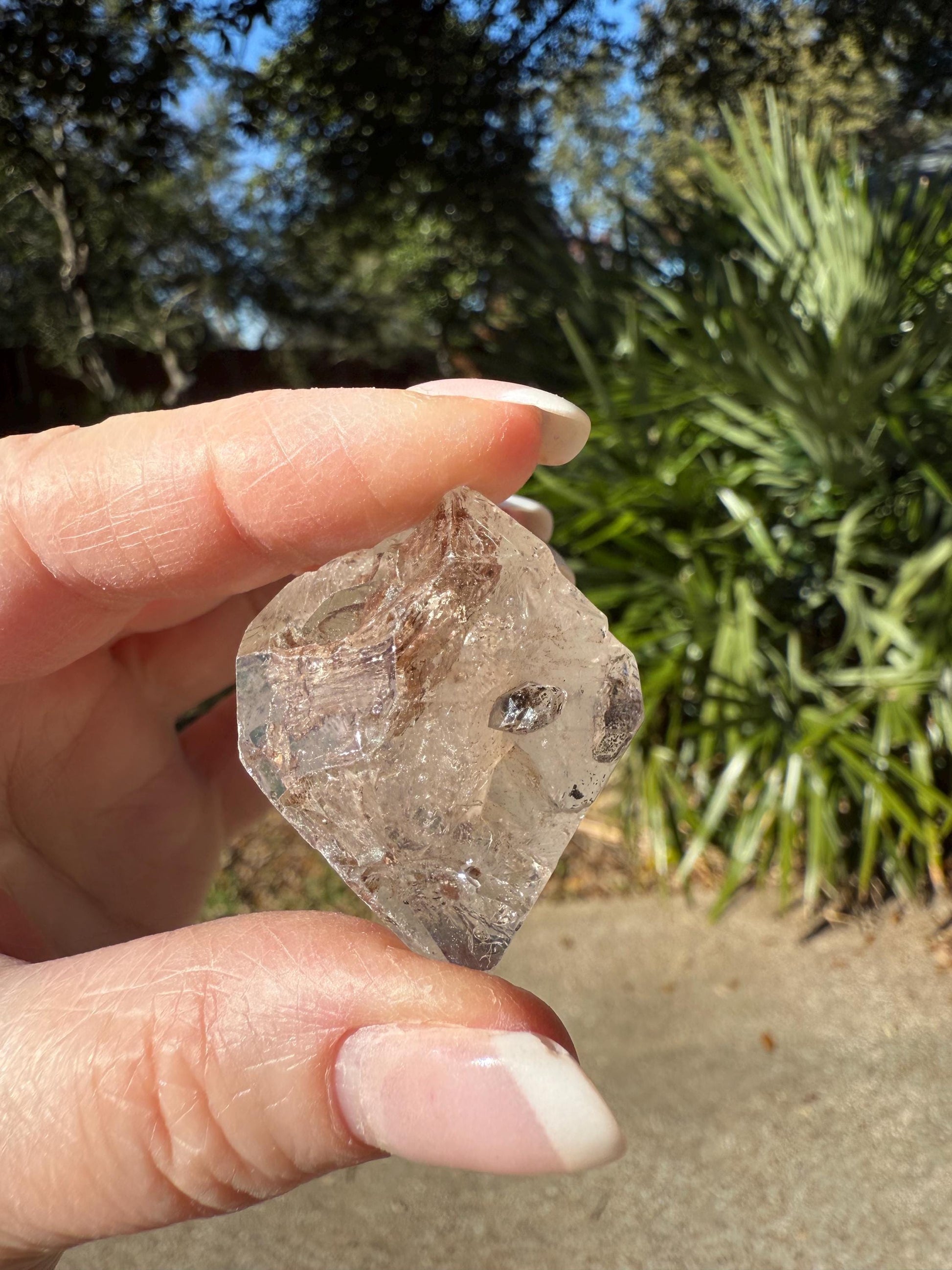 Herkimer Diamond DT Point, Stunning and Rare, high frequency crystals and crystal healing, 1.5”