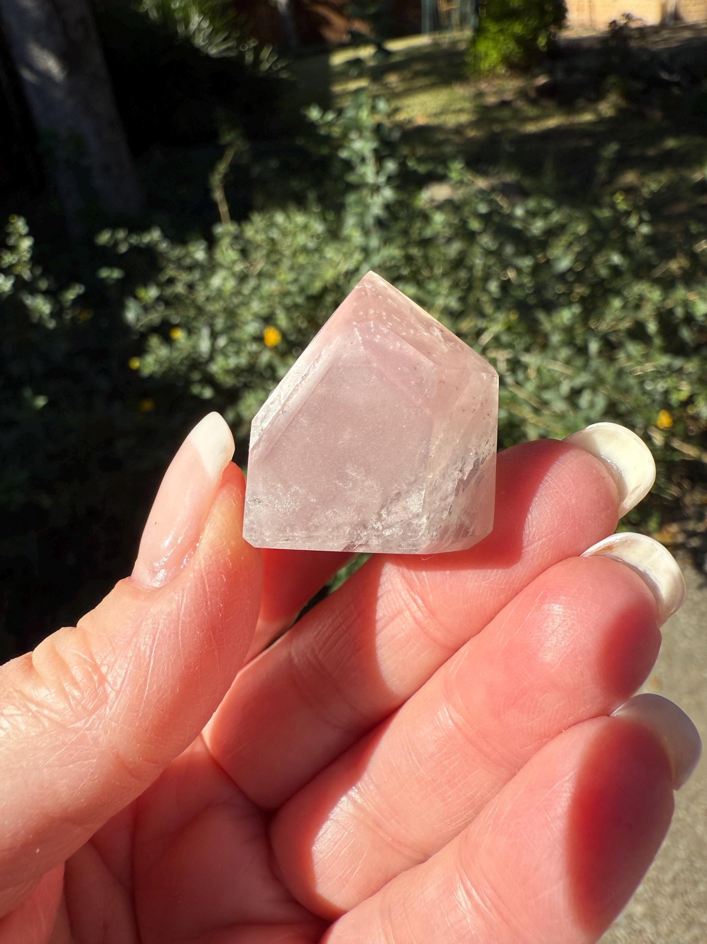 Rare Pink Lithium Lemurian, new, high quality, 1.1”, crystal healing, gift