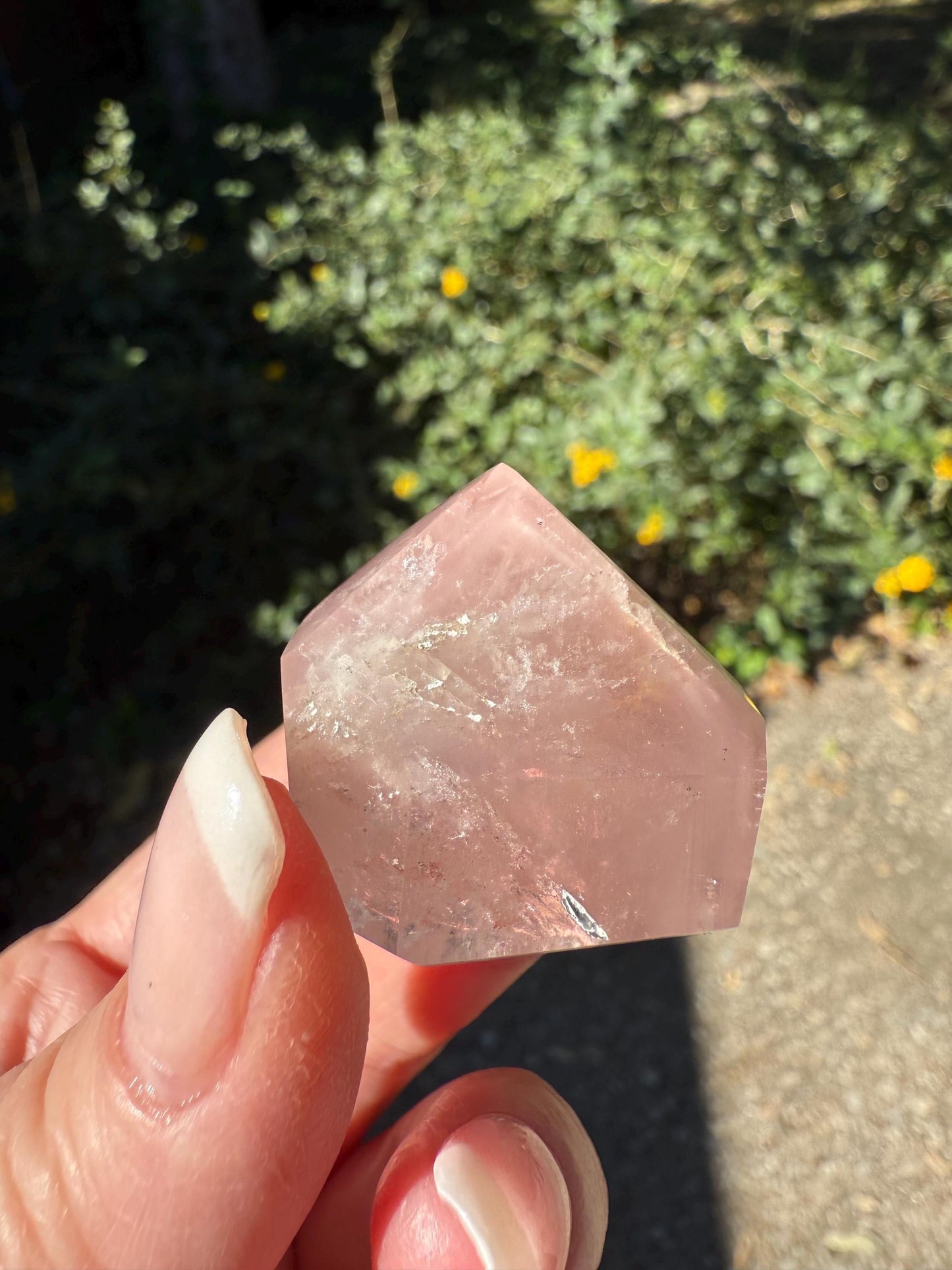 Rare Pink Lithium Lemurian, new, high quality, 1.1”, crystal healing, gift