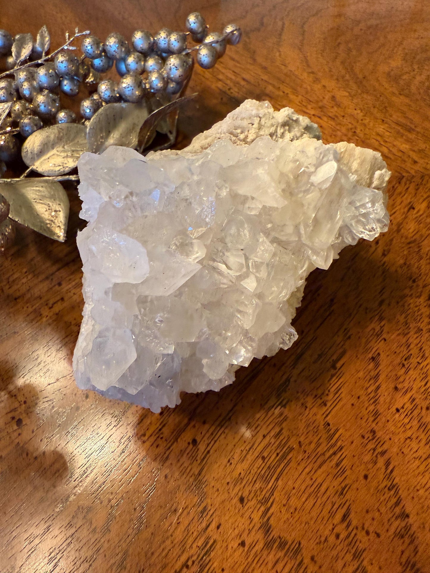 Large Dumortierite in Quartz cluster bed, gorgeous and so rare, Brazil, high vibration crystal healing