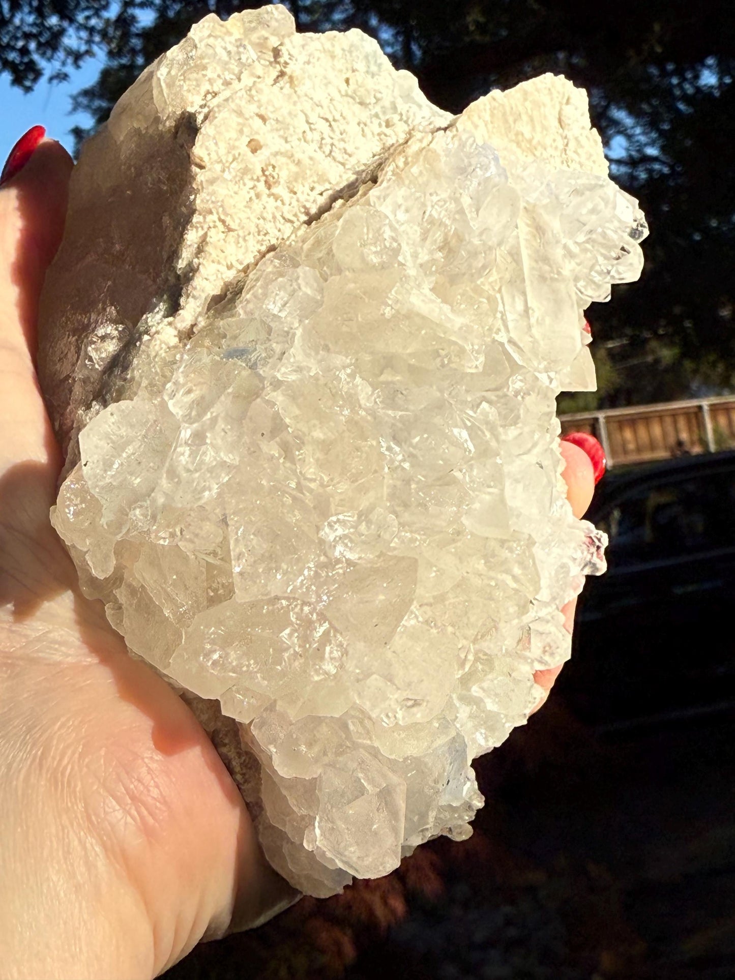 Large Dumortierite in Quartz cluster bed, gorgeous and so rare, Brazil, high vibration crystal healing