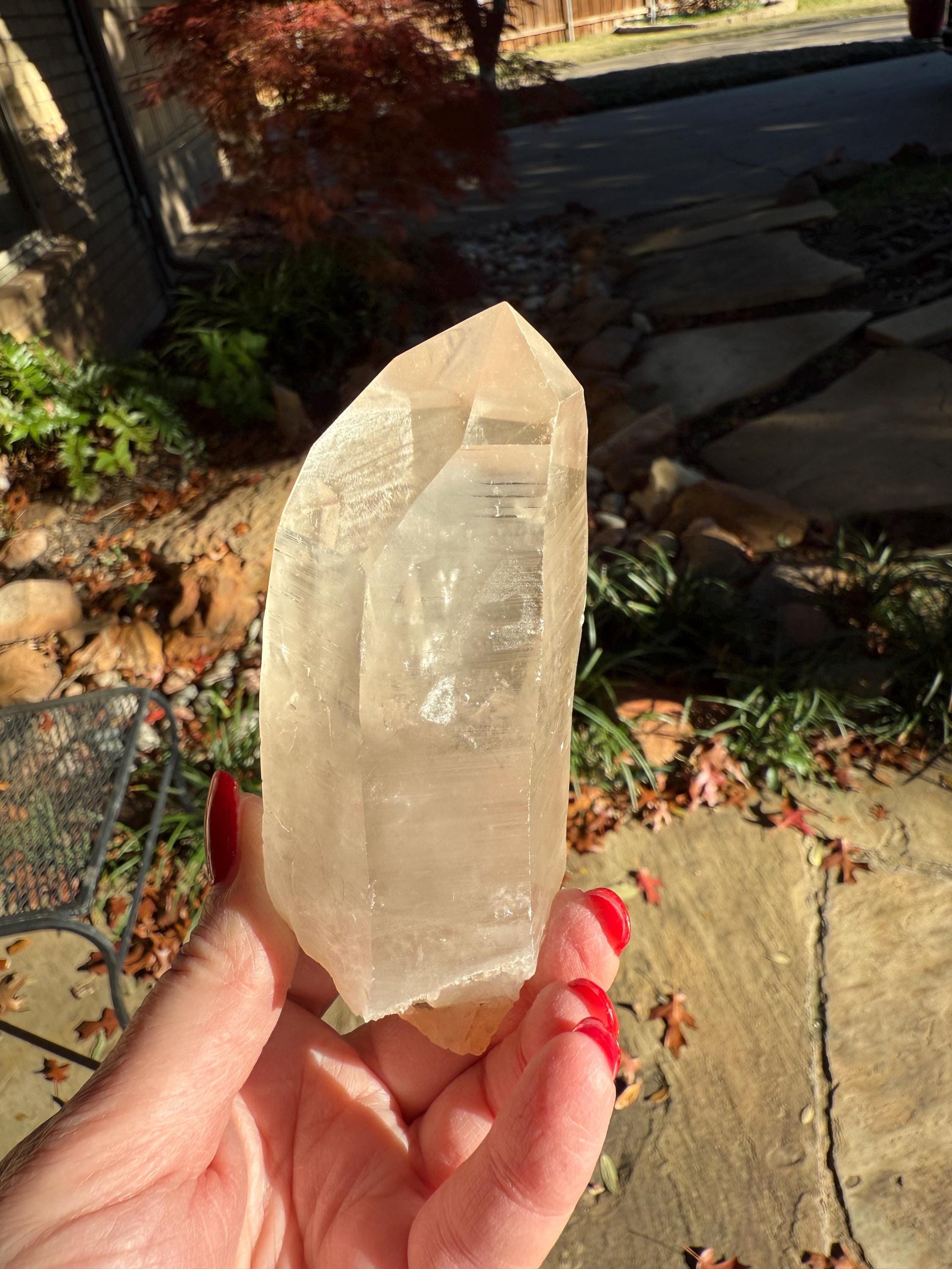 Rare Record Keeper Gold Lemurian, new, high quality, 4.25”, crystal healing, gift