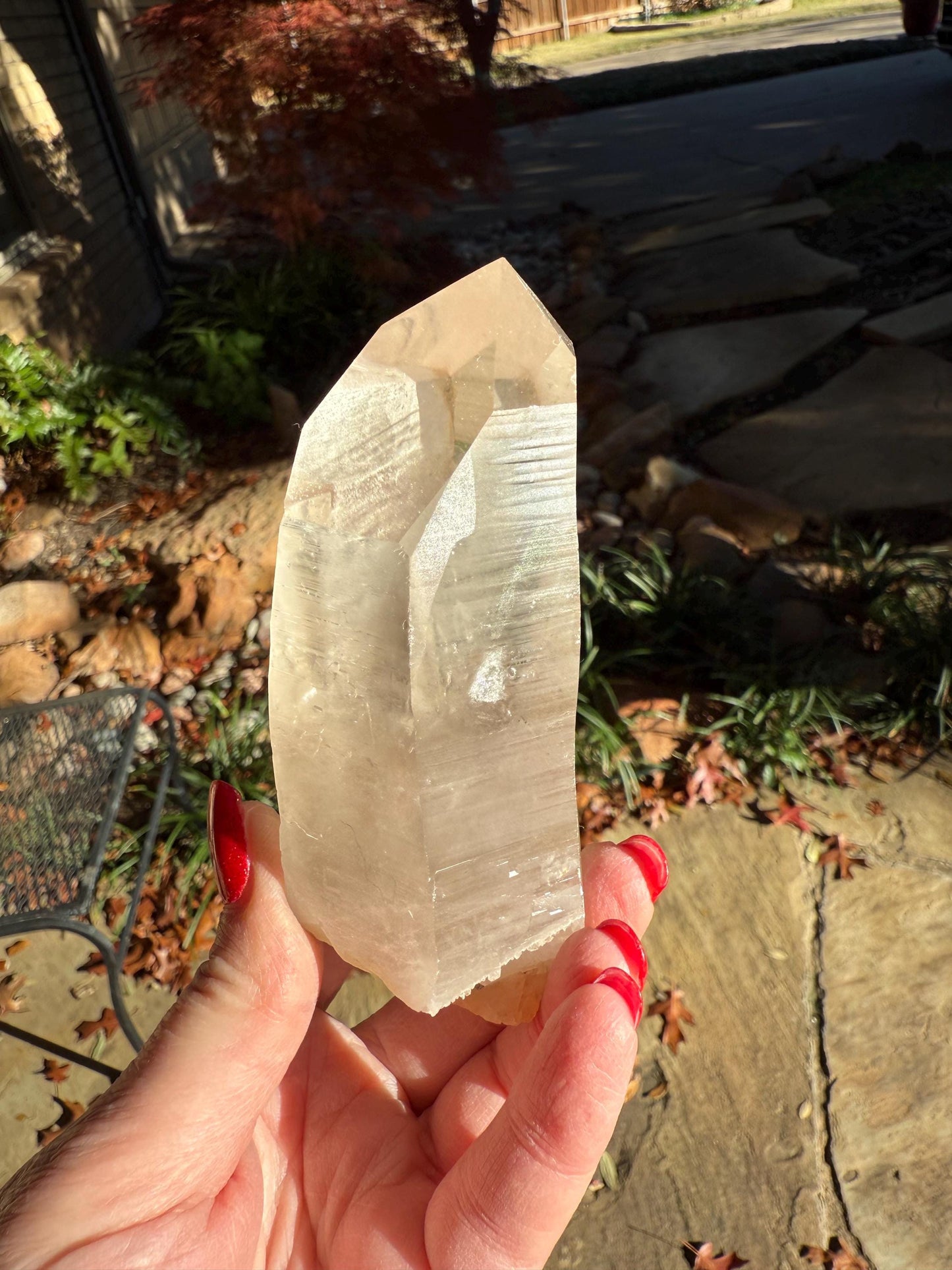 Rare Record Keeper Gold Lemurian, new, high quality, 4.25”, crystal healing, gift