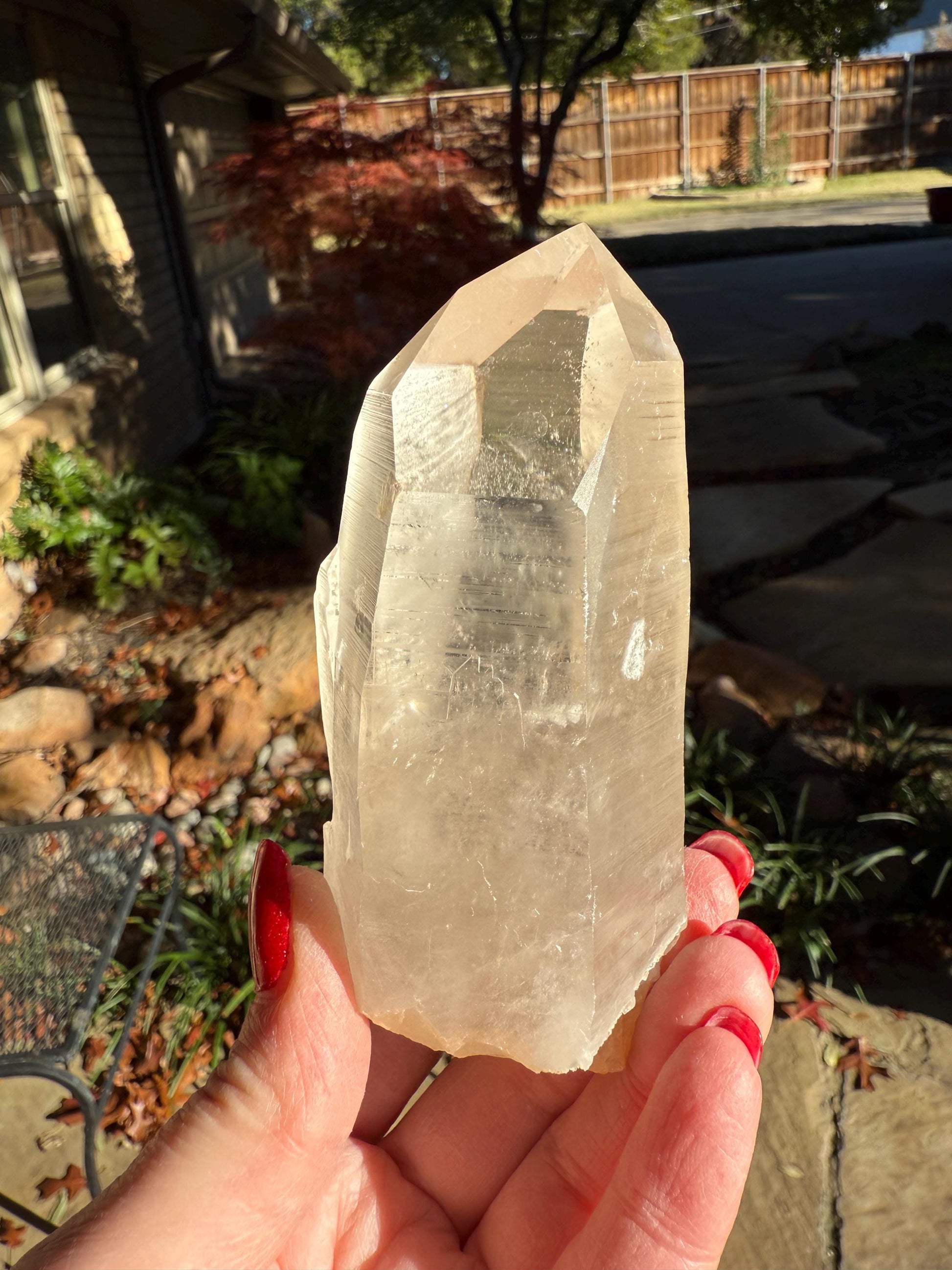 Rare Record Keeper Gold Lemurian, new, high quality, 4.25”, crystal healing, gift