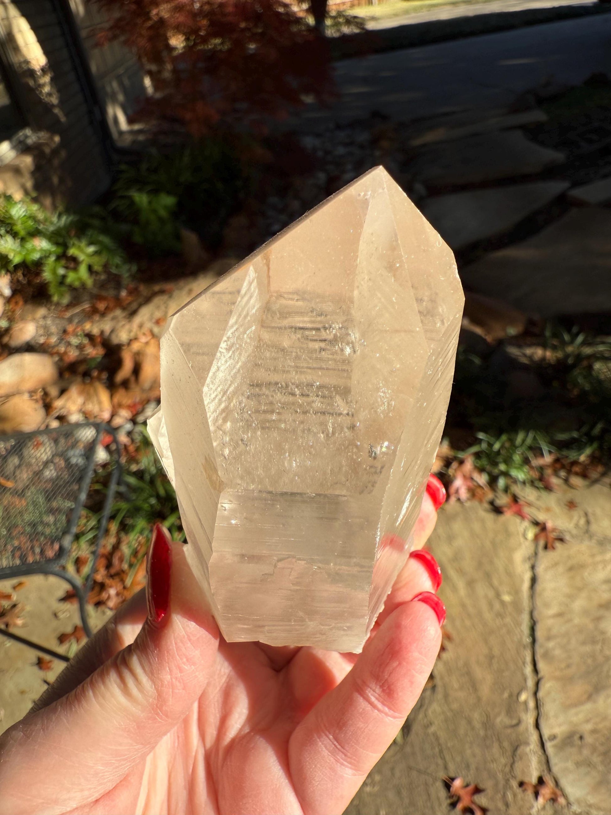 Rare Record Keeper Gold Lemurian, new, high quality, 4.25”, crystal healing, gift