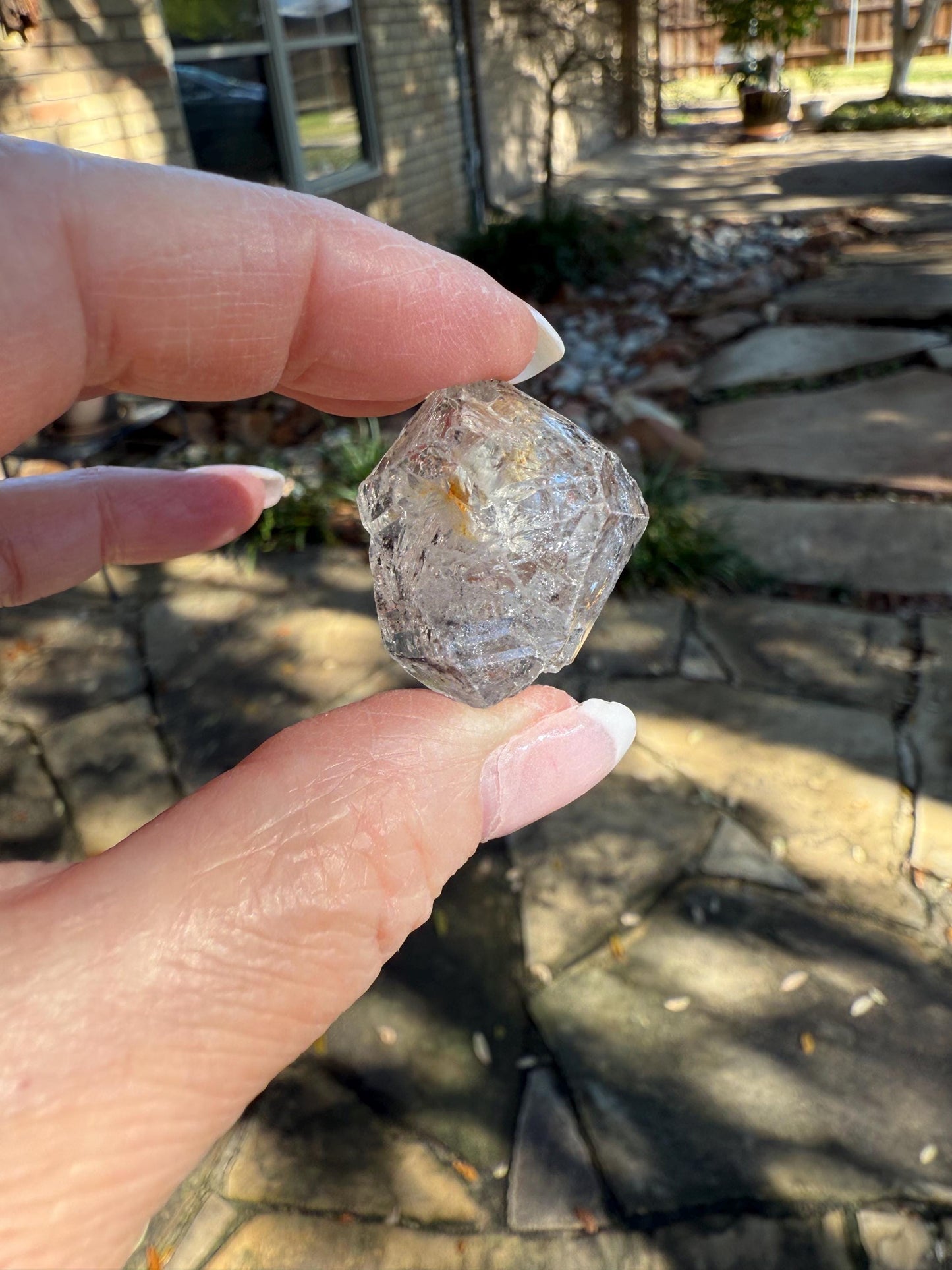 Herkimer Diamond DT Point, Stunning and Rare, high frequency crystals and crystal healing, 1.5”