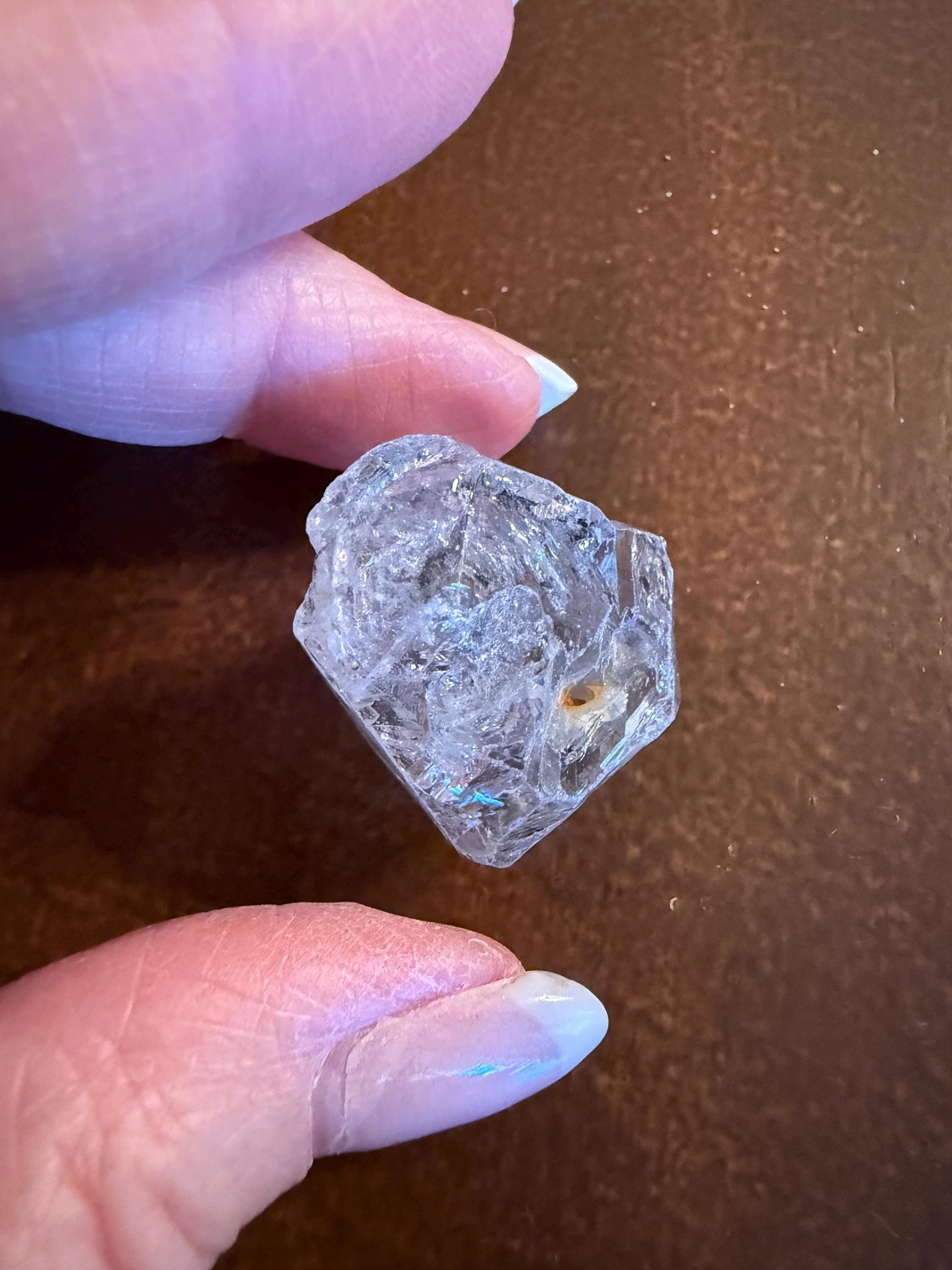 Herkimer Diamond DT Point, Stunning and Rare, high frequency crystals and crystal healing, 1.5”