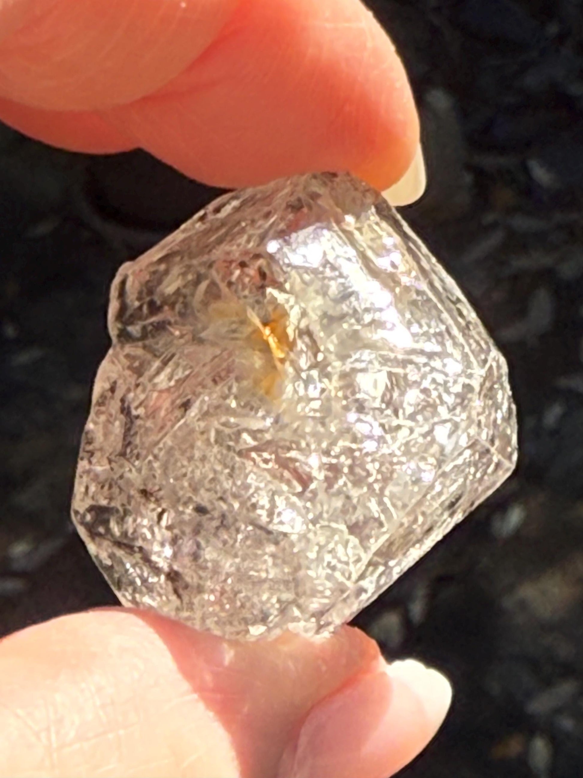 Herkimer Diamond DT Point, Stunning and Rare, high frequency crystals and crystal healing, 1.5”