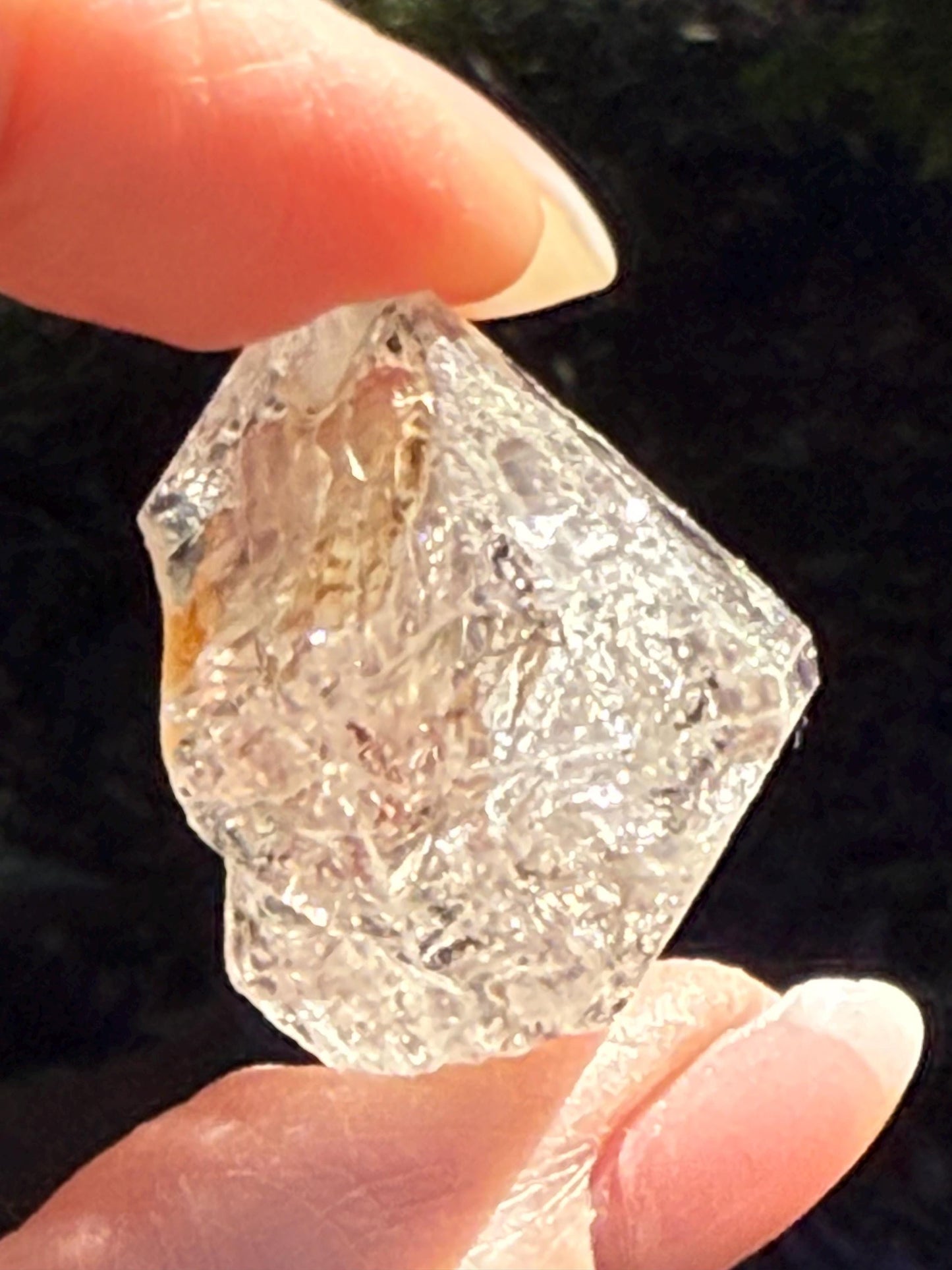 Herkimer Diamond DT Point, Stunning and Rare, high frequency crystals and crystal healing, 1.5”