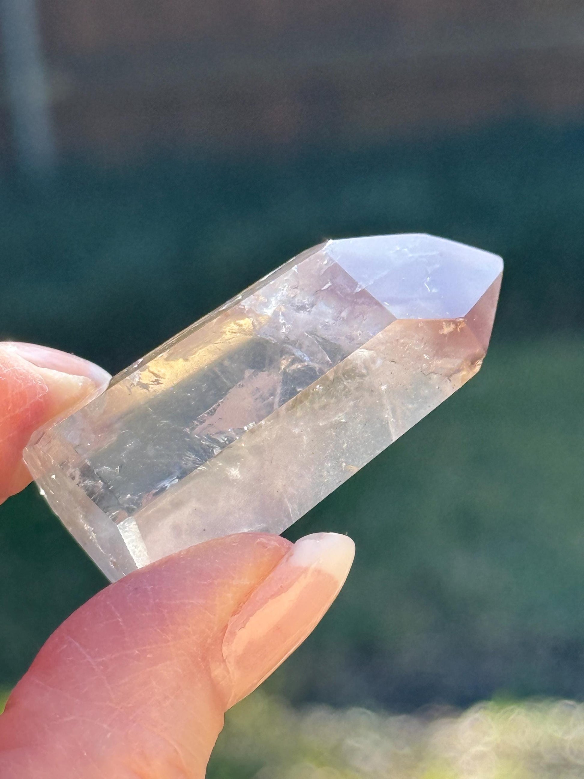 Rare Pink Lithium Lemurian, new, high quality, 1.9”, crystal healing, gift