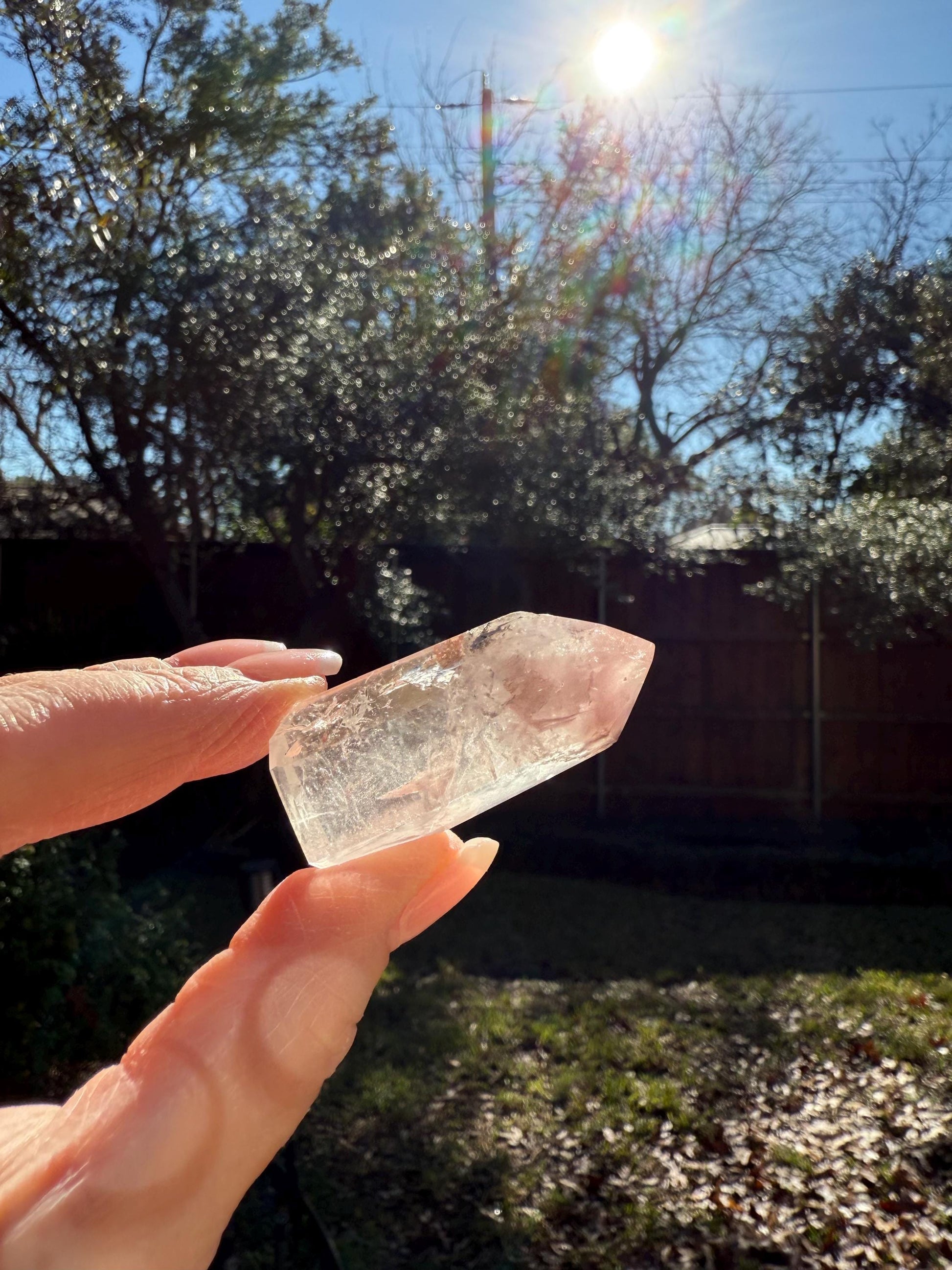 Rare Pink Lithium Lemurian, new, high quality, 1.9”, crystal healing, gift