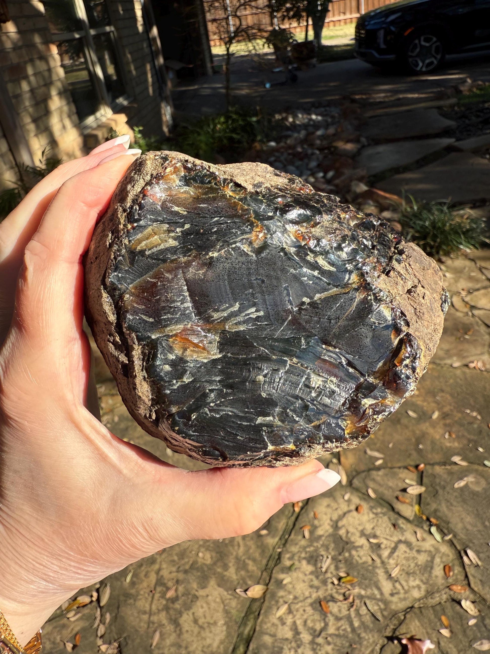 Jumbo stunning raw amber chunk, New, altar, gift, high vibration crystals, natural, crystal healing, 12.8 ounces, 5.5”