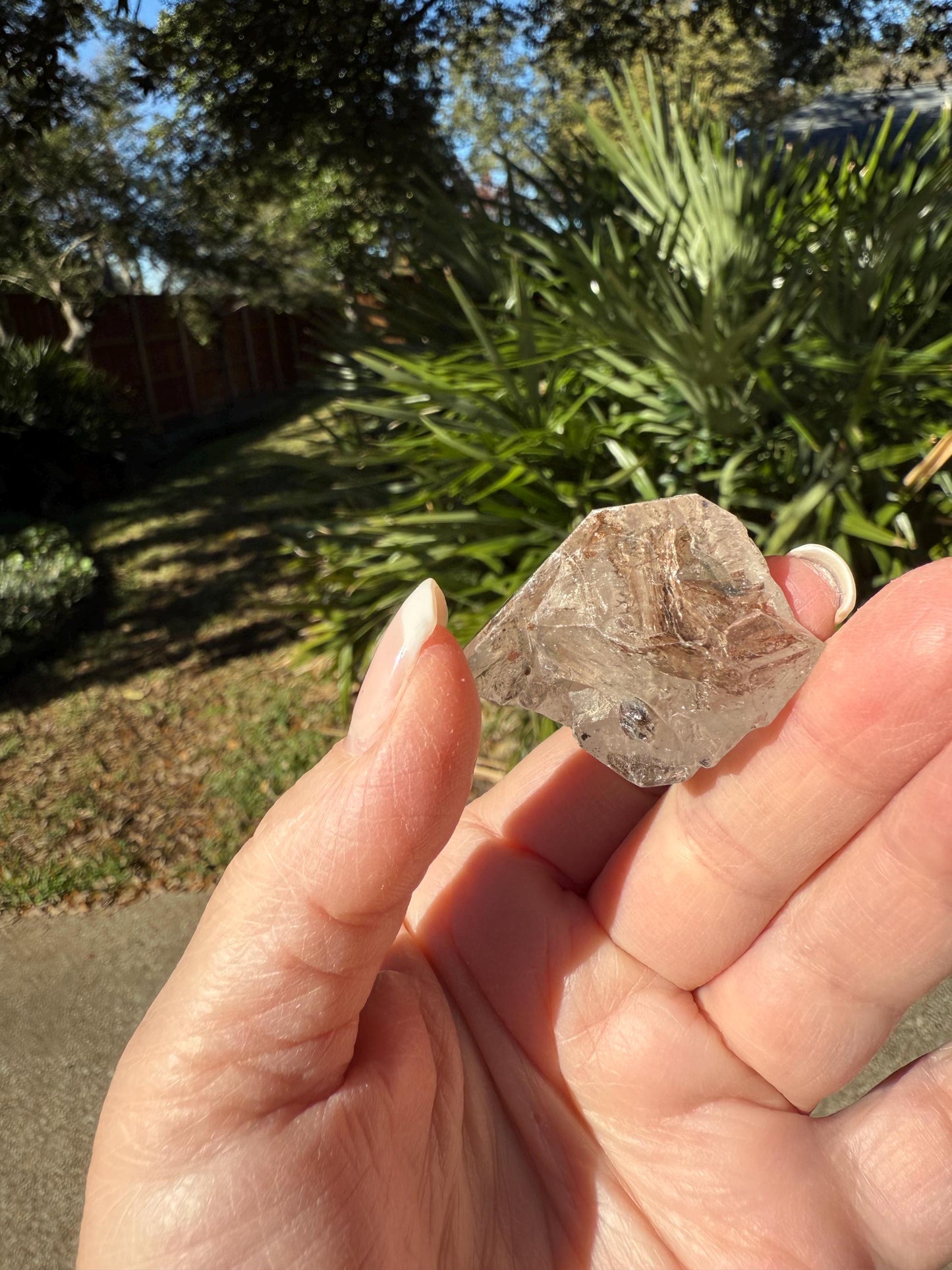 Herkimer Diamond DT Point, Stunning and Rare, high frequency crystals and crystal healing, 1.5”