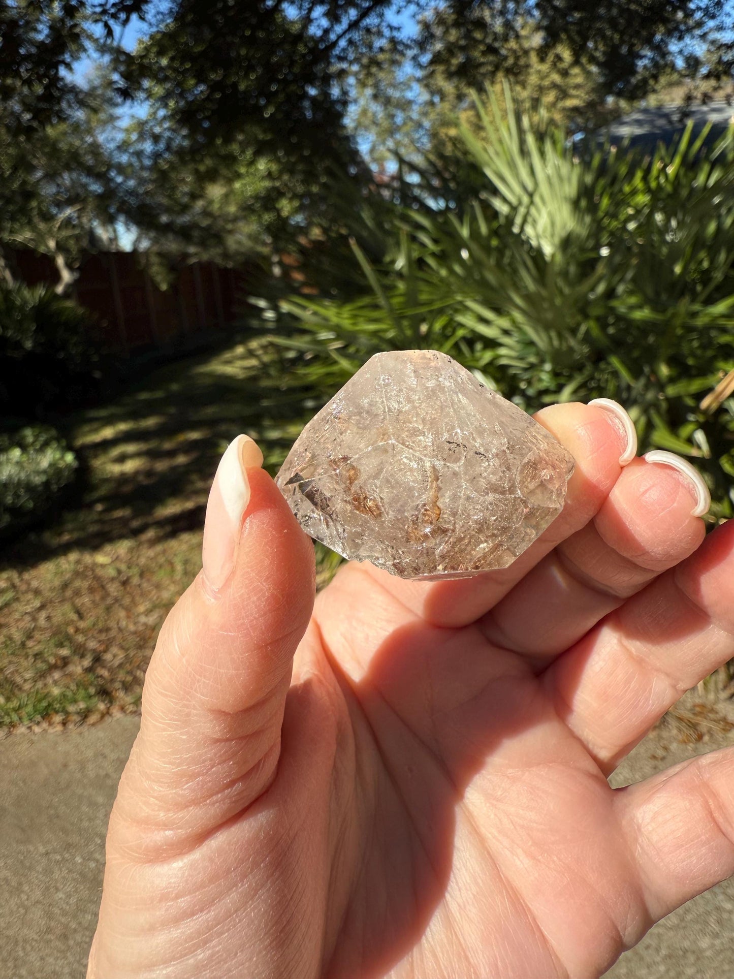 Herkimer Diamond DT Point, Stunning and Rare, high frequency crystals and crystal healing, 1.5”