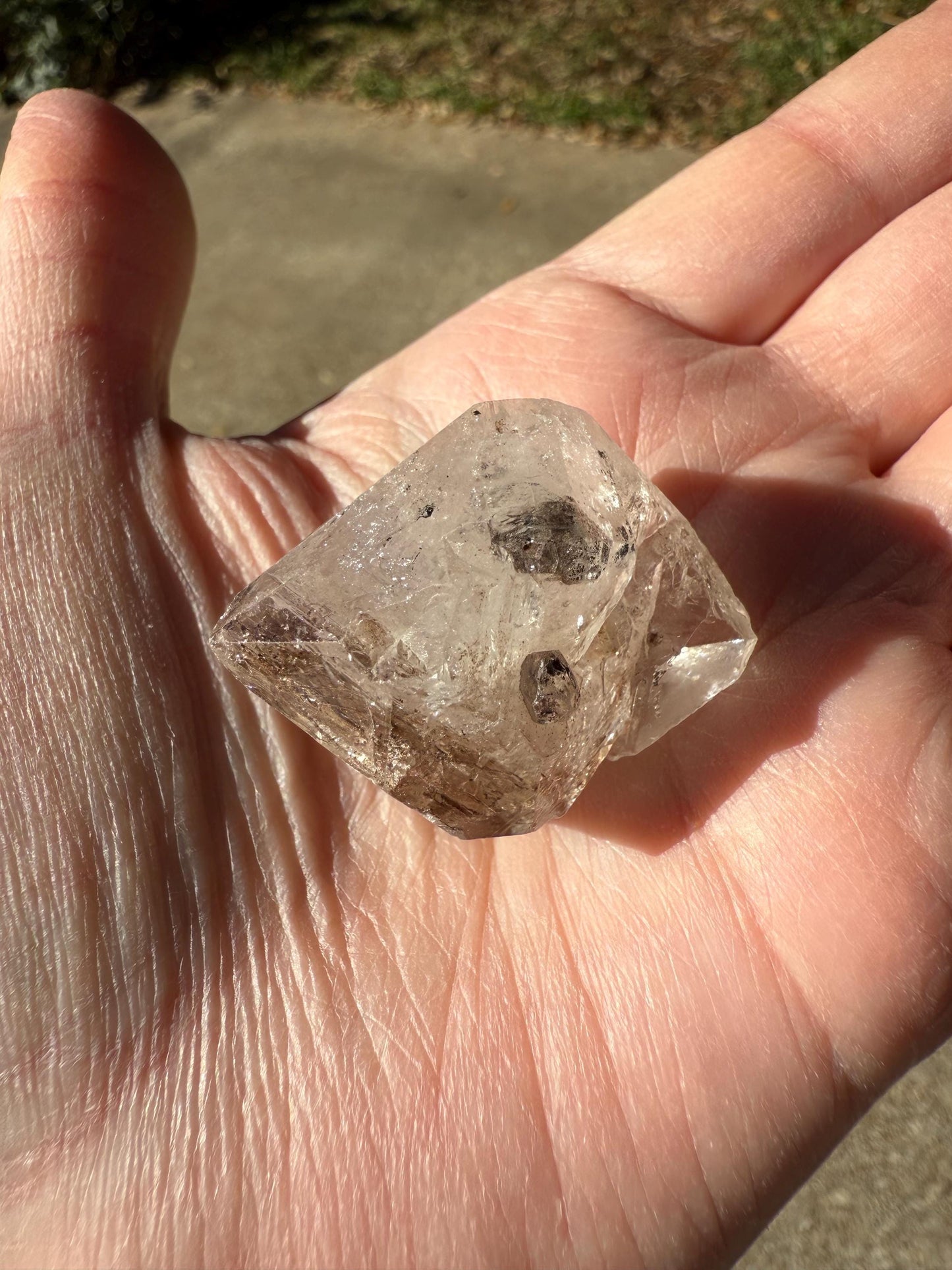 Herkimer Diamond DT Point, Stunning and Rare, high frequency crystals and crystal healing, 1.5”