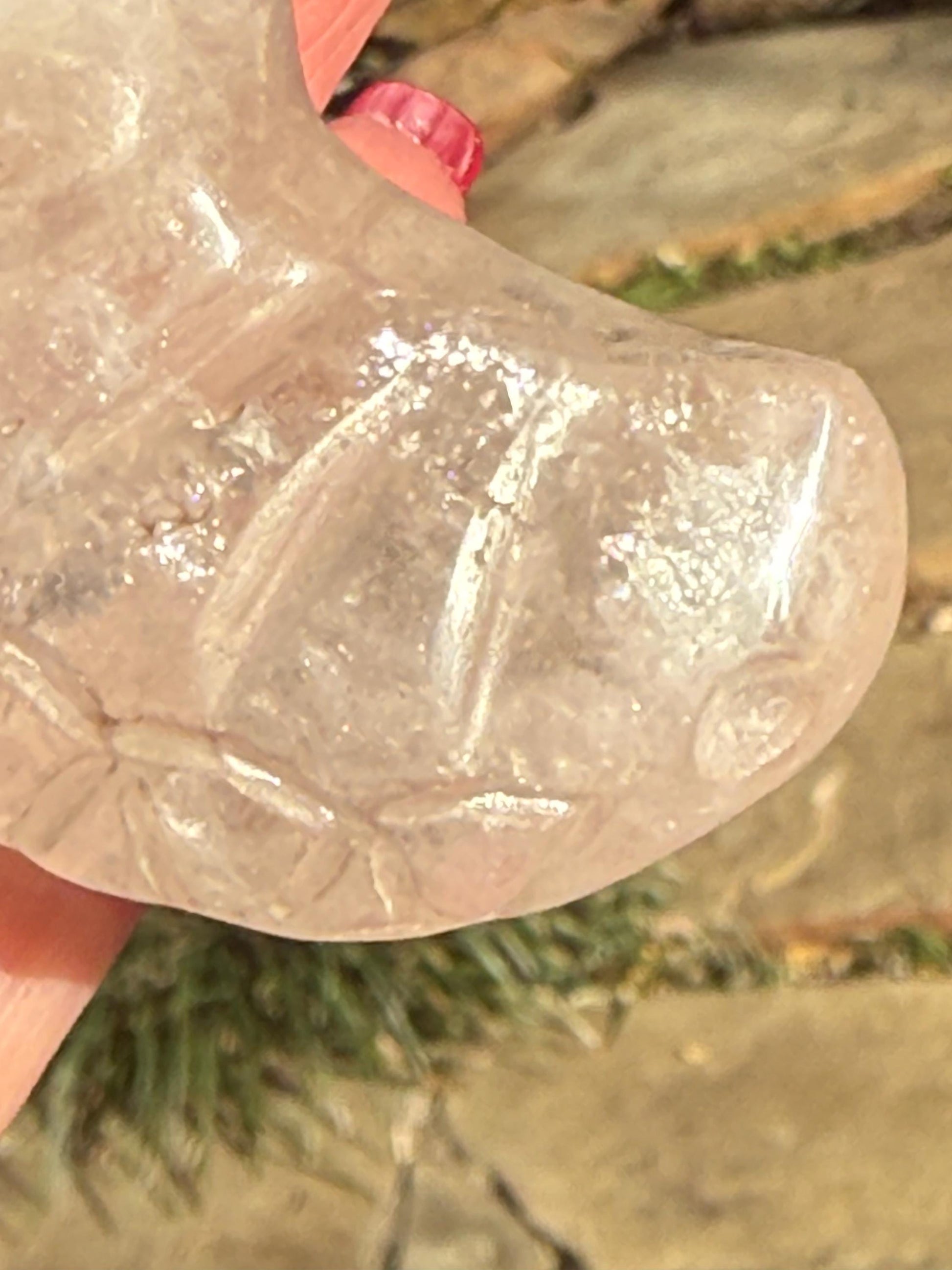 Quartz Crystal Dragon Head Skull, 3.5”, new, beautiful carving, crystals healing practice, gift, altar