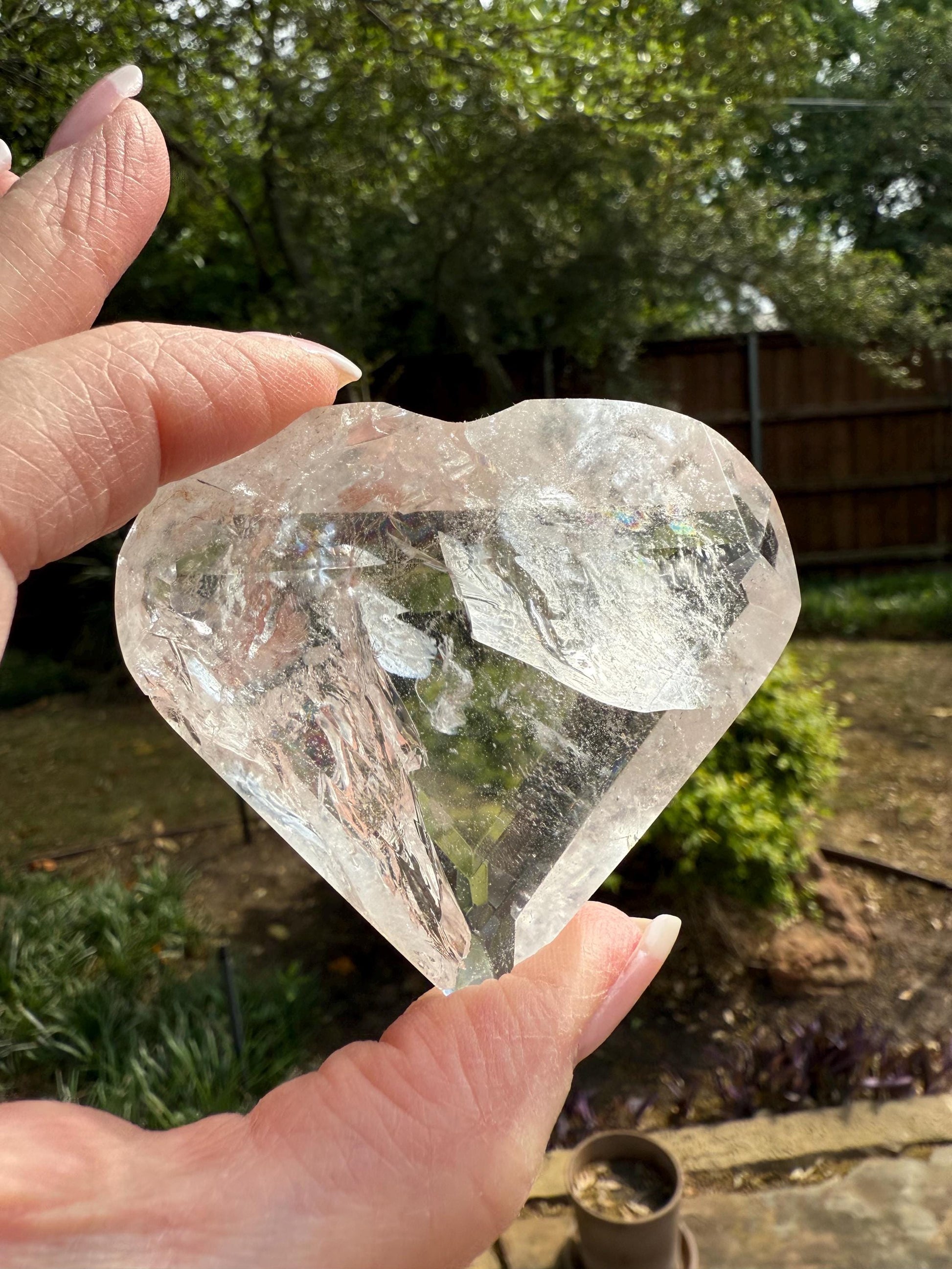 Stunning Lemurian Polished Heart, new, high quality, 2.6”, crystal healing, gift