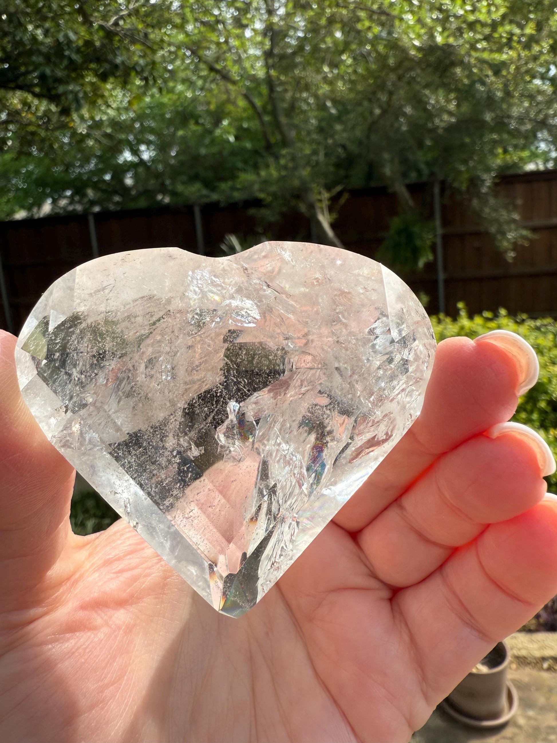 Stunning Lemurian Polished Heart, new, high quality, 2.6”, crystal healing, gift
