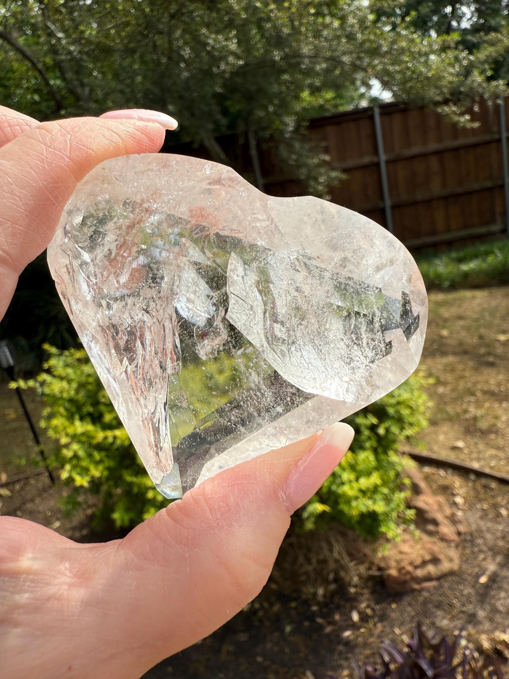 Stunning Lemurian Polished Heart, new, high quality, 2.6”, crystal healing, gift