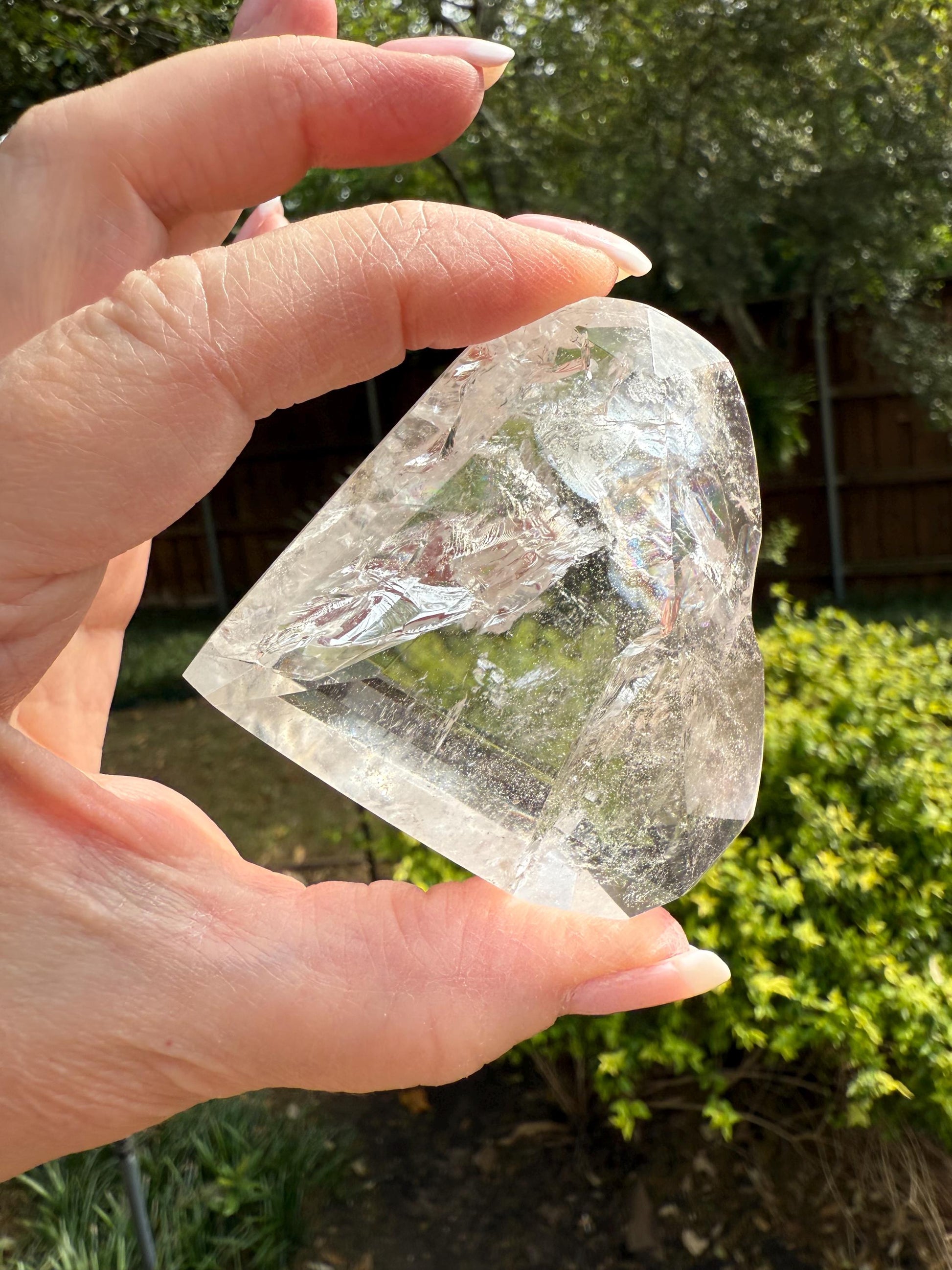 Stunning Lemurian Polished Heart, new, high quality, 2.6”, crystal healing, gift