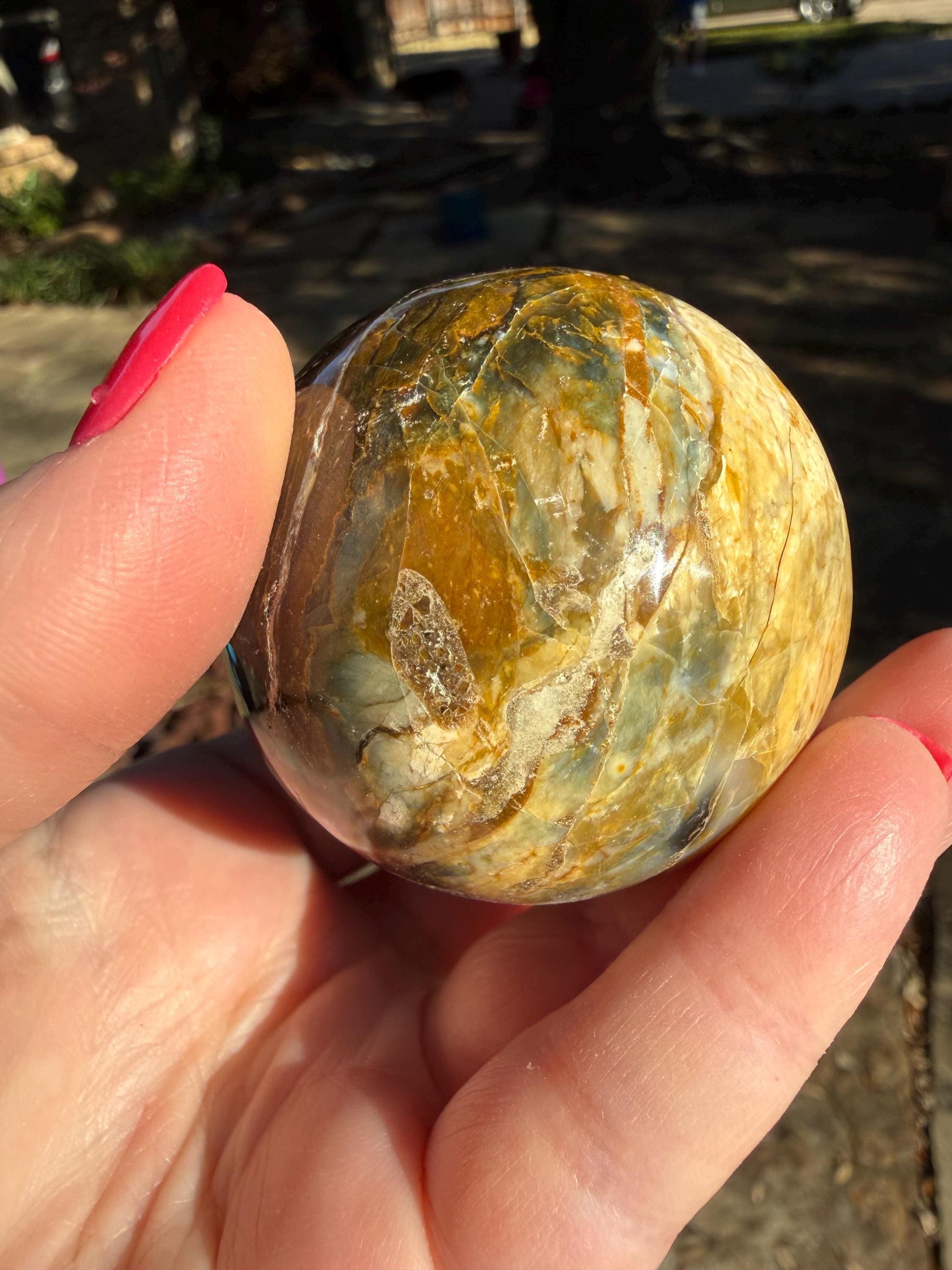 Blue Pietersite Sphere, New, altar, gift, crystal healing, high vibration crystals, 6.5”