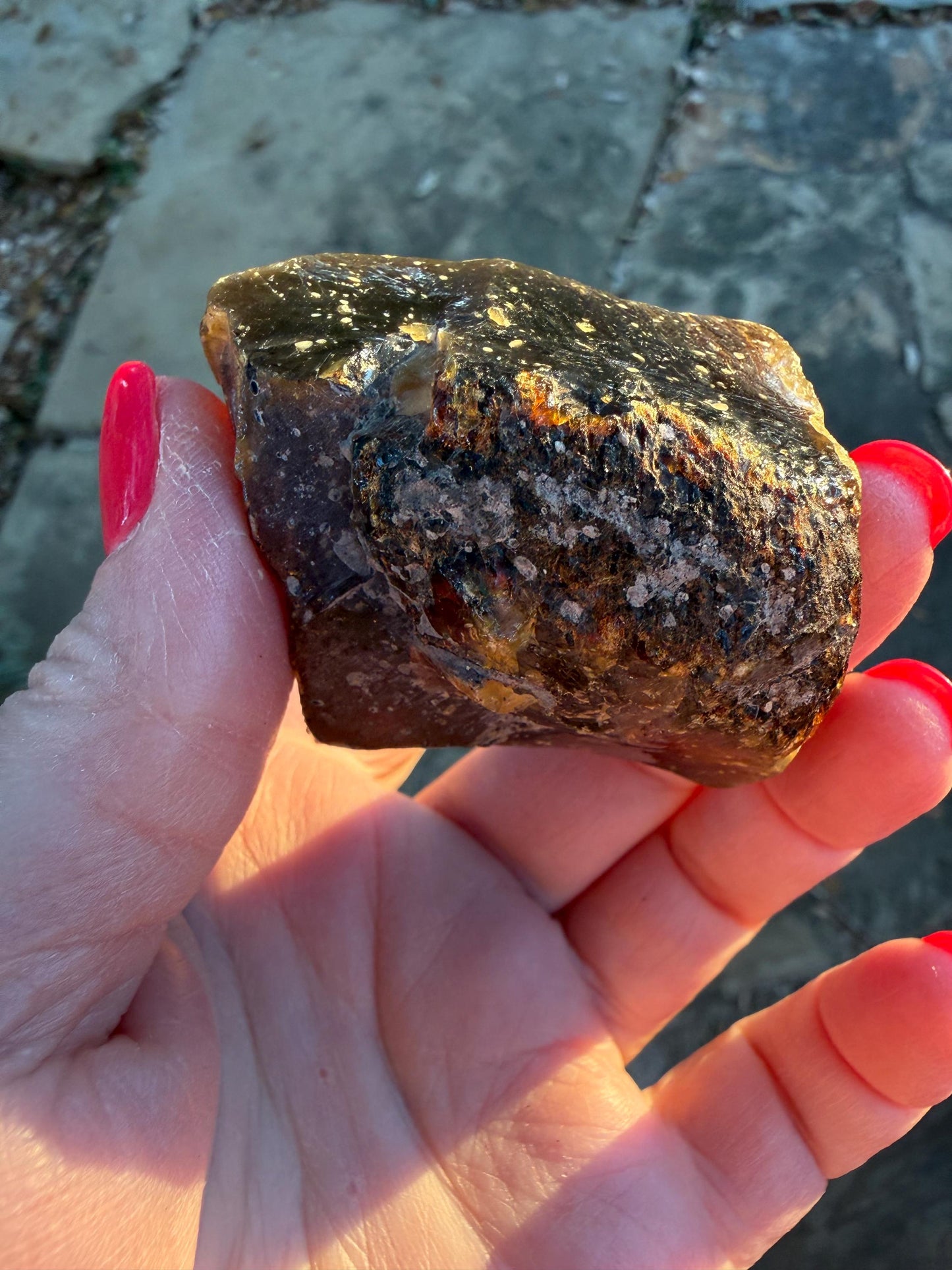 Raw amber chunk, New, altar, gift, high vibration crystals, natural, crystal healing, 1.5”