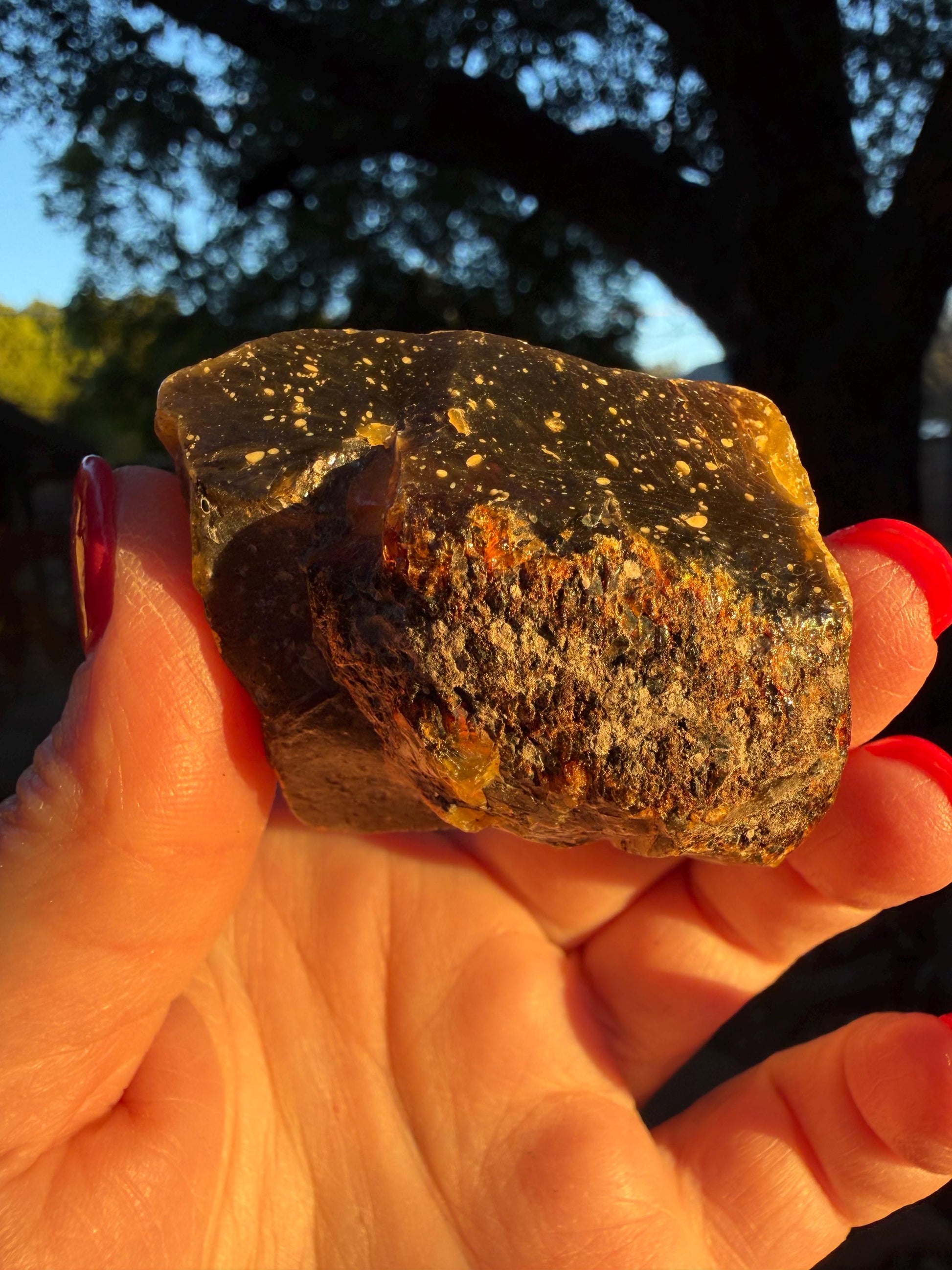 Raw amber chunk, New, altar, gift, high vibration crystals, natural, crystal healing, 1.5”