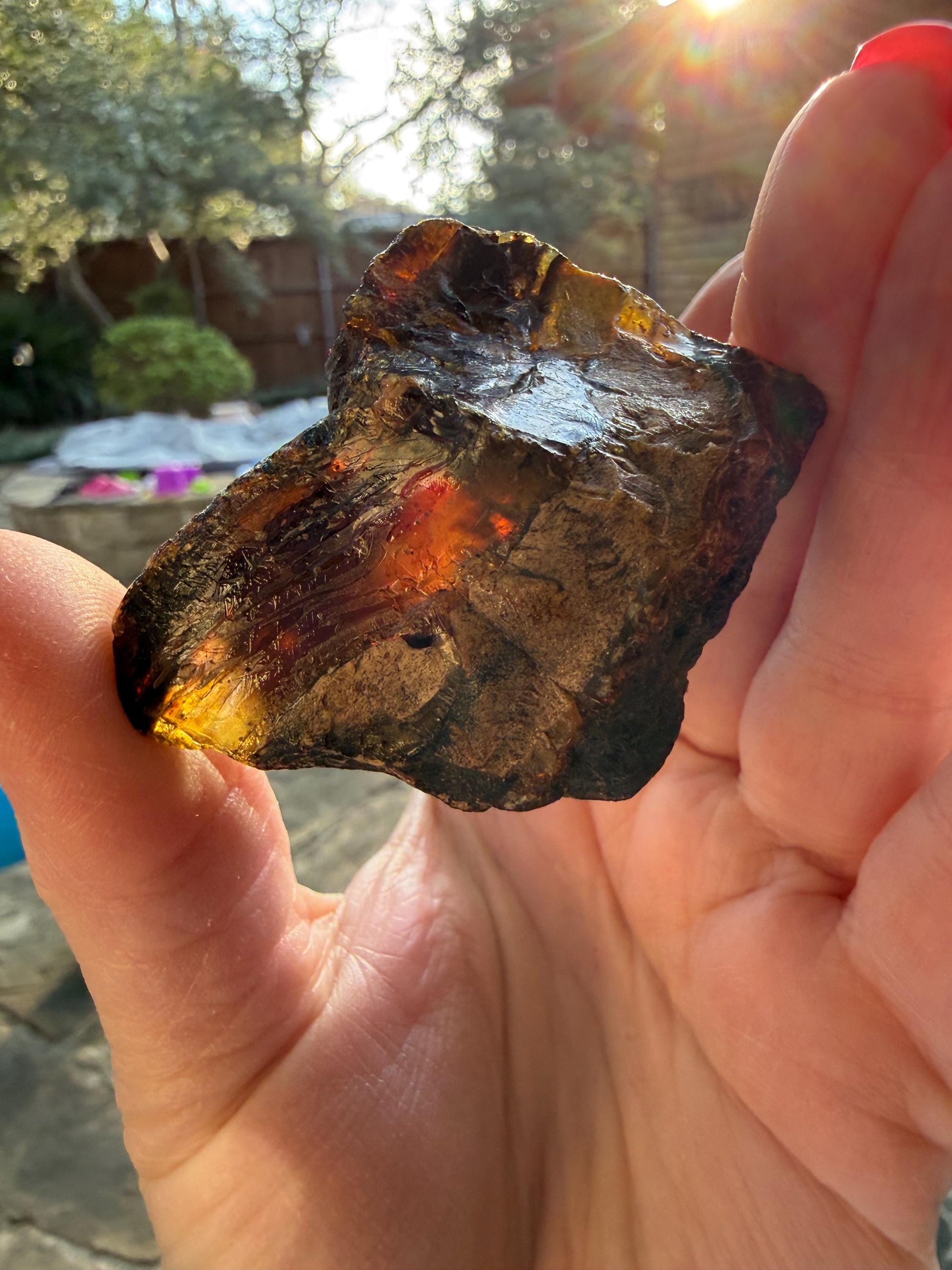 Raw amber chunk, New, altar, gift, high vibration crystals, natural, crystal healing, 1”