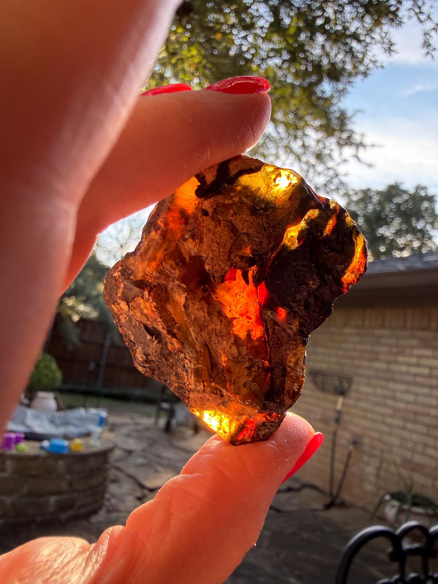 Raw amber chunk, New, altar, gift, high vibration crystals, natural, crystal healing, 1”