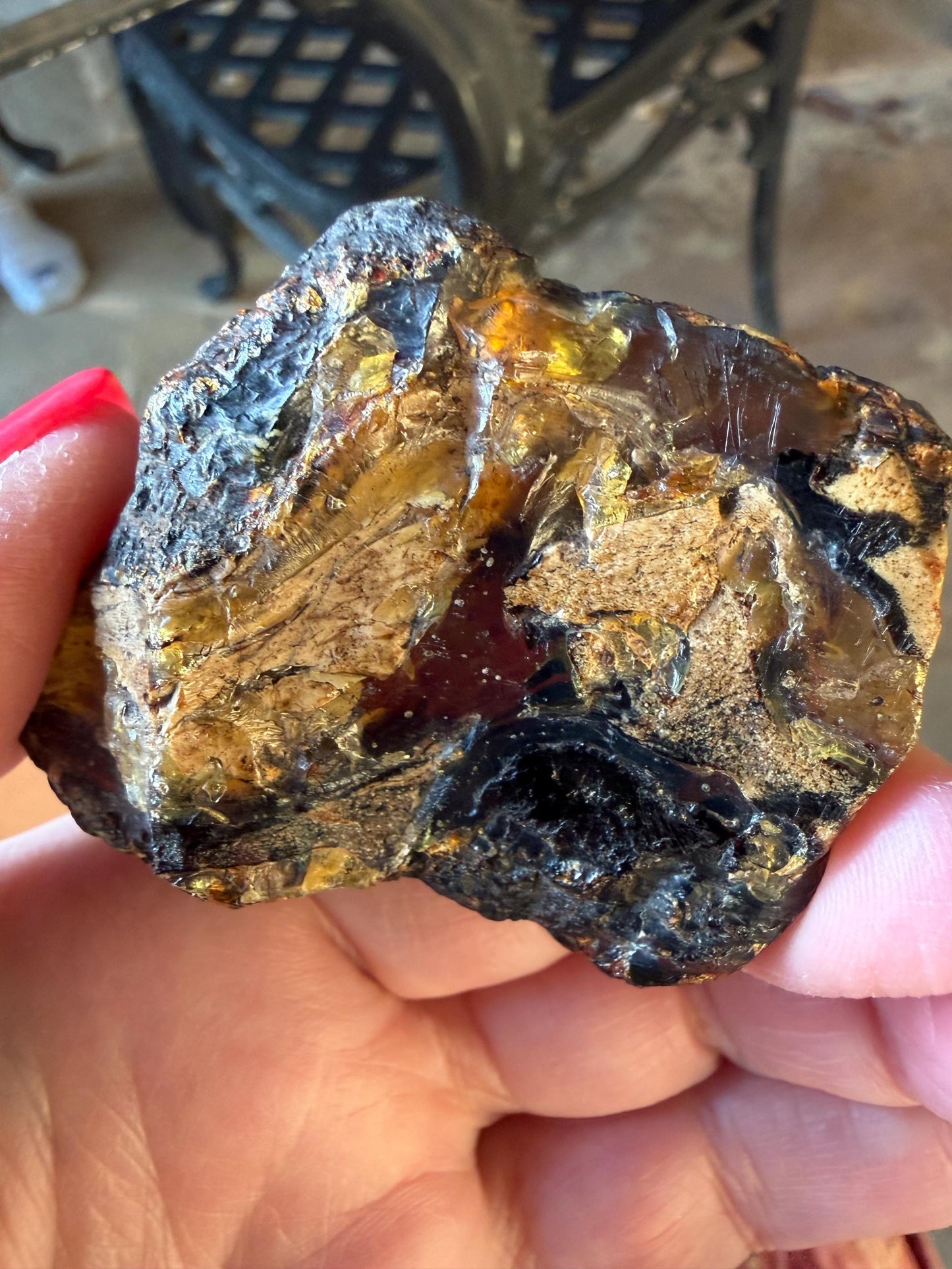 Raw amber chunk, New, altar, gift, high vibration crystals, natural, crystal healing, 1”