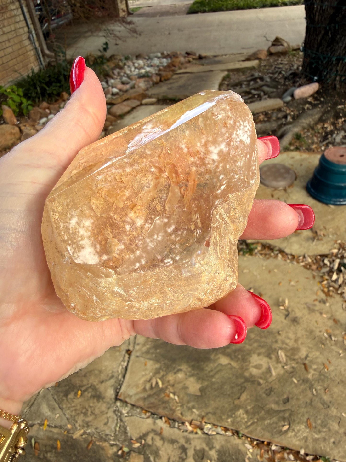 Golden Healer Dragon egg, new, altar, gifts, crystal healing, high vibration crystals, 3.75”